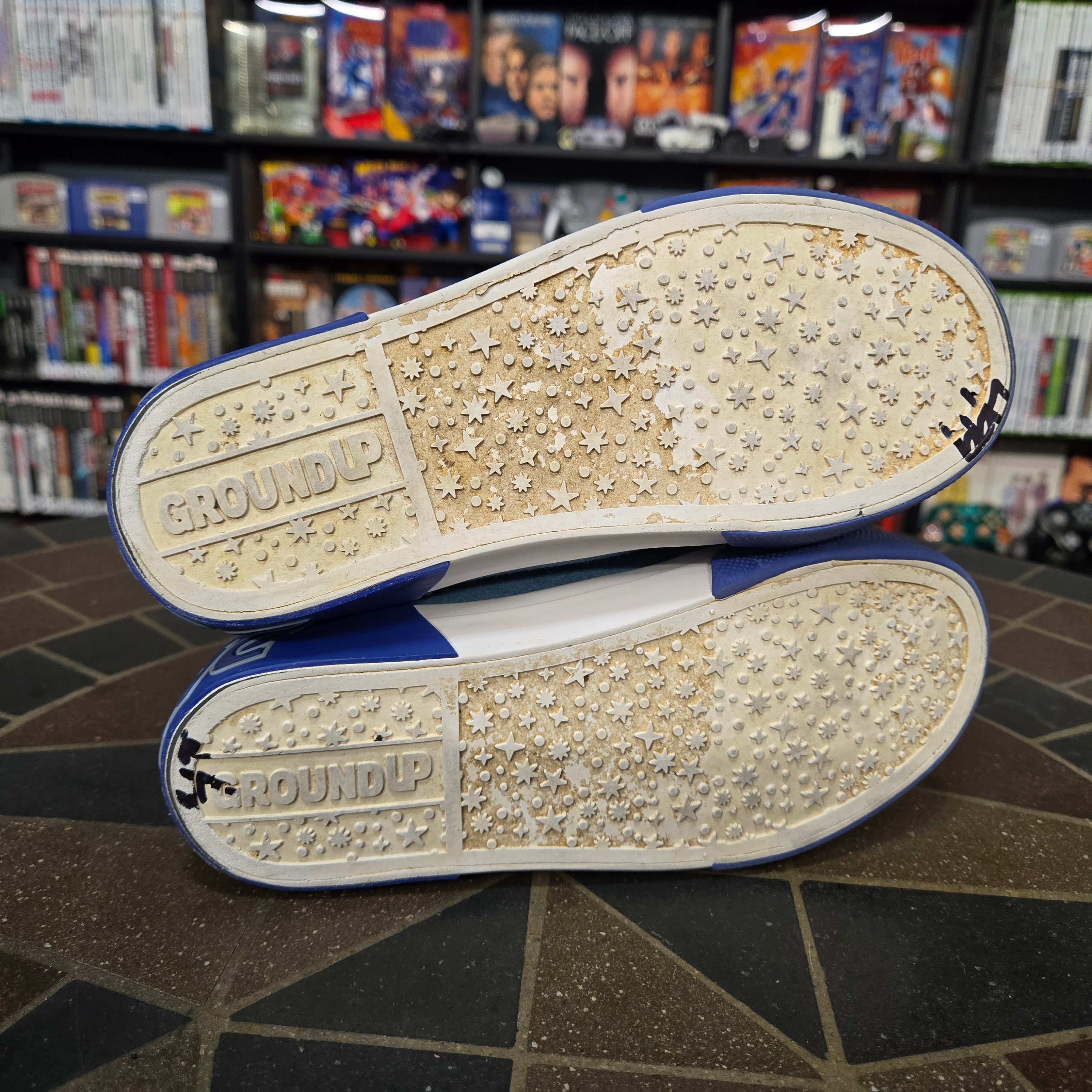 Ground Up Sonic The Hedgehog High Top Sneakers Shoes Size 1 Boys Sega Genesis