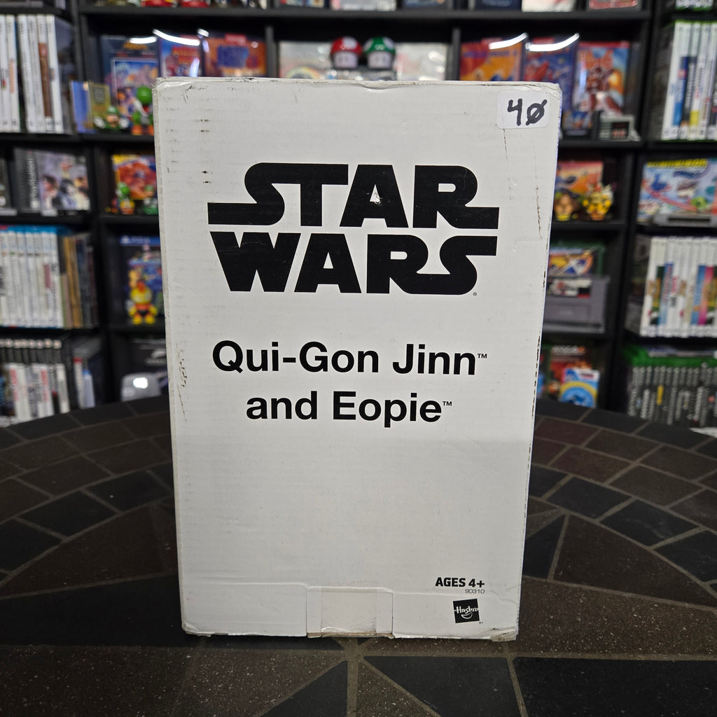 STAR WARS QUI-GON JINN & EOPIE MAIL AWAY REDEMPTION ACTION FIGURES HASBRO 2009