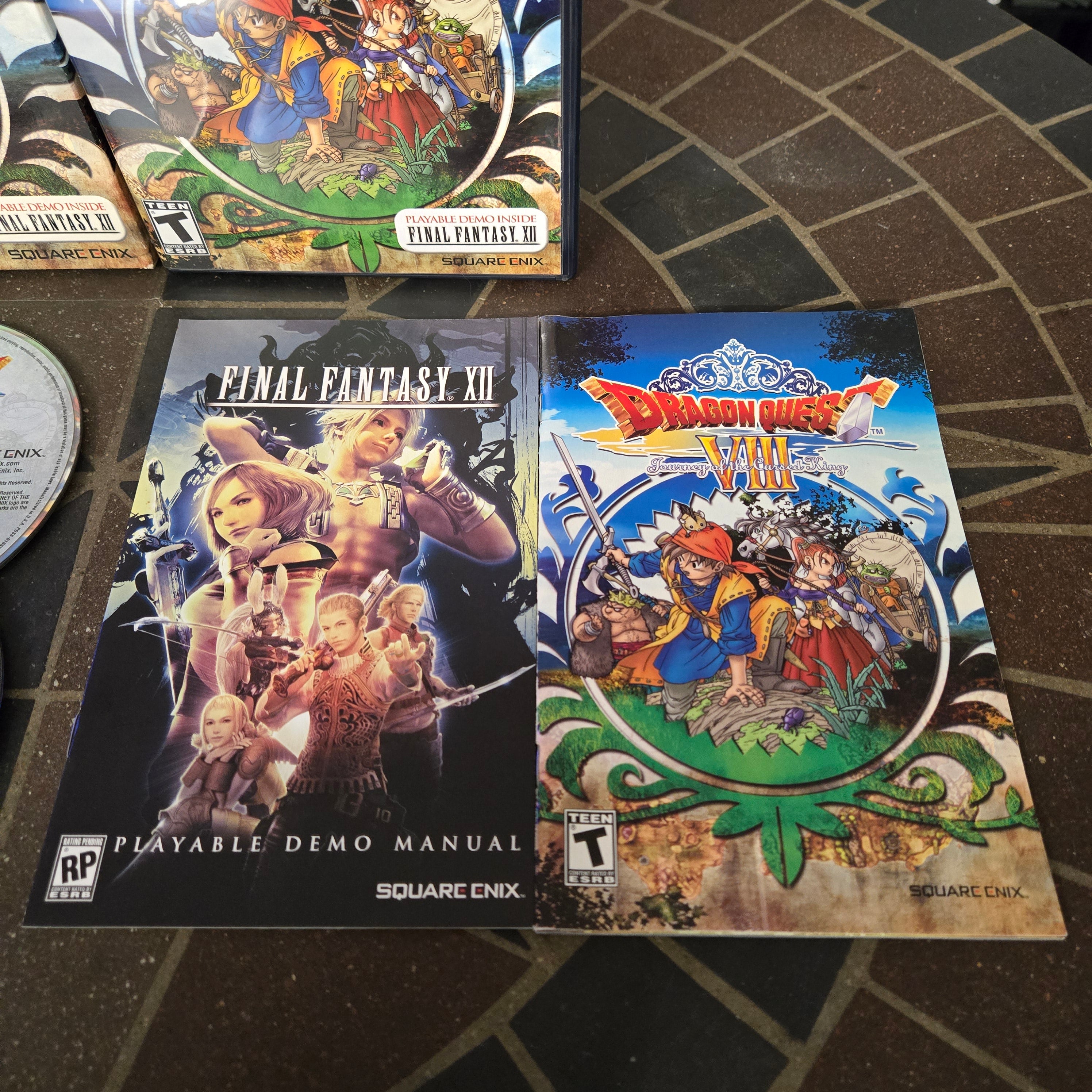 Dragon Quest VIII (Sony PlayStation 2, 2006) PS2 100% Complete CIB Big Box