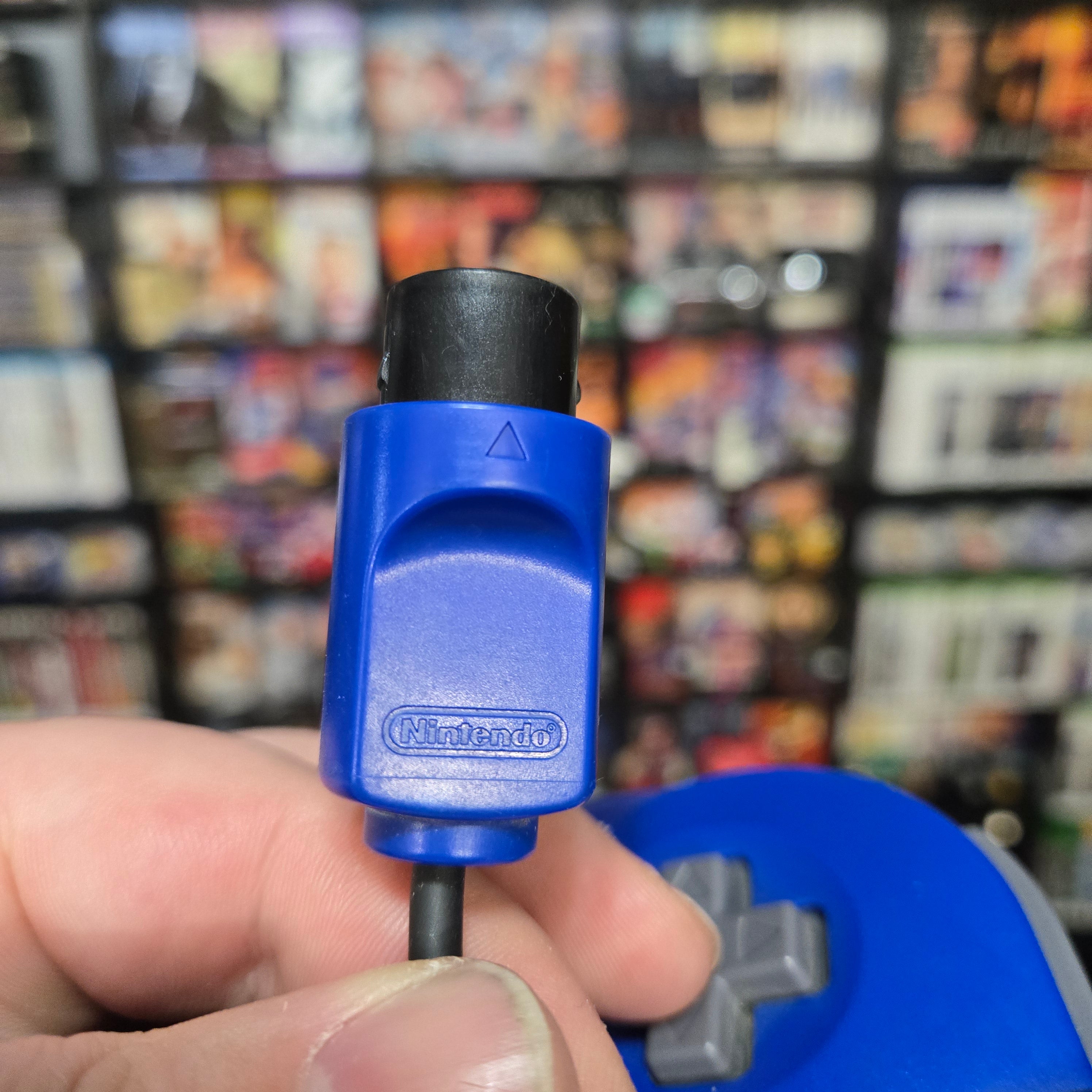 Nintendo 64 N64 (NUS-005) Controller - Original Blue Authentic w/ OG Good Stick