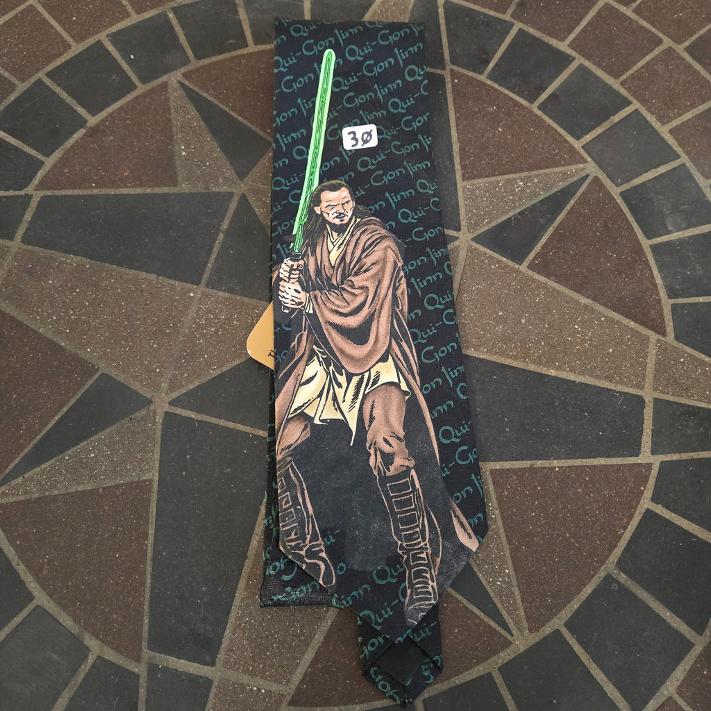 3 Star Wars Obi Wan Kenobi Anakin Qui-Gon Jinn Neck Tie by Ralph Marlin Necktie