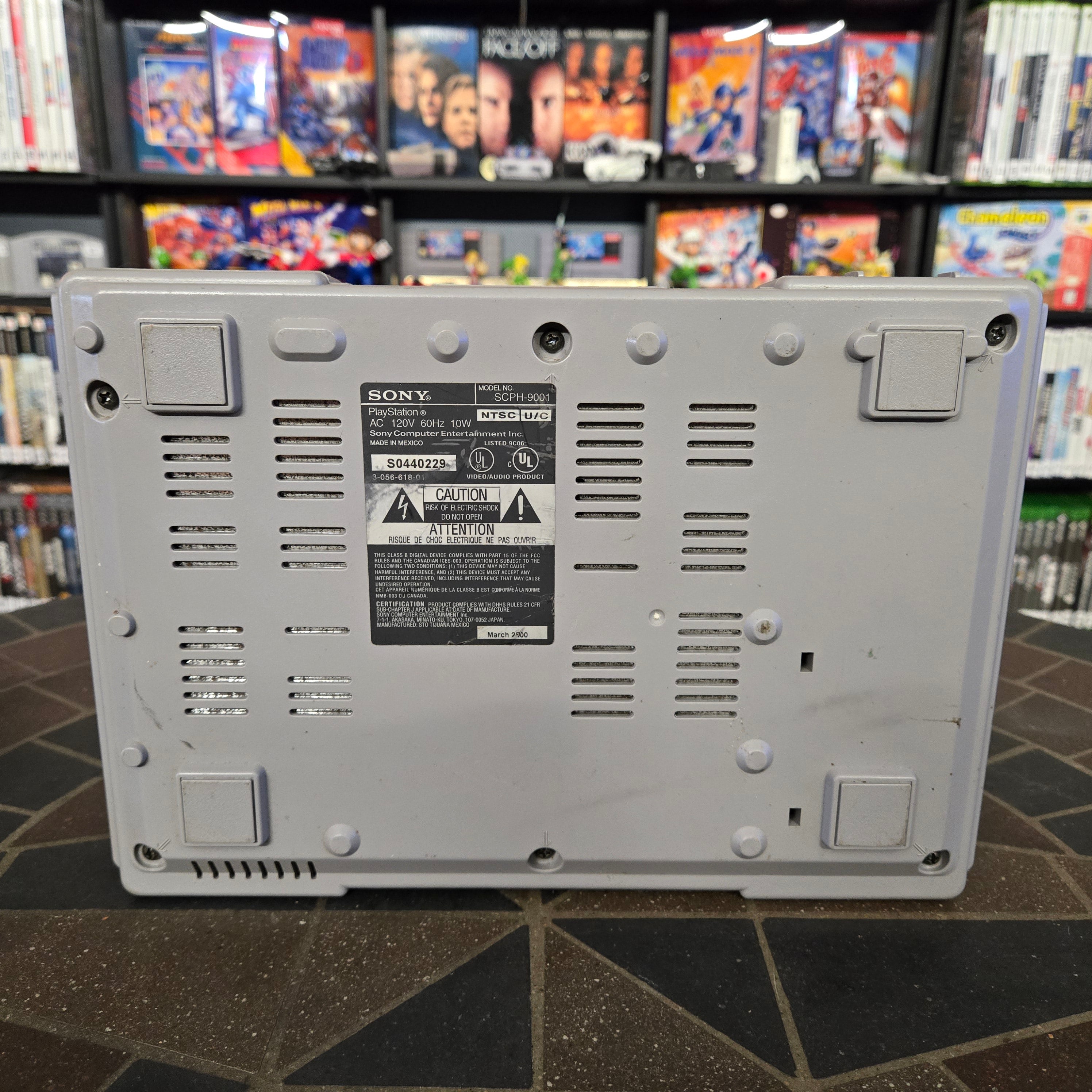 Sony PlayStation 1 PS1 Console SCPH-9001, Controller & Cords - CLEANED & TESTED!