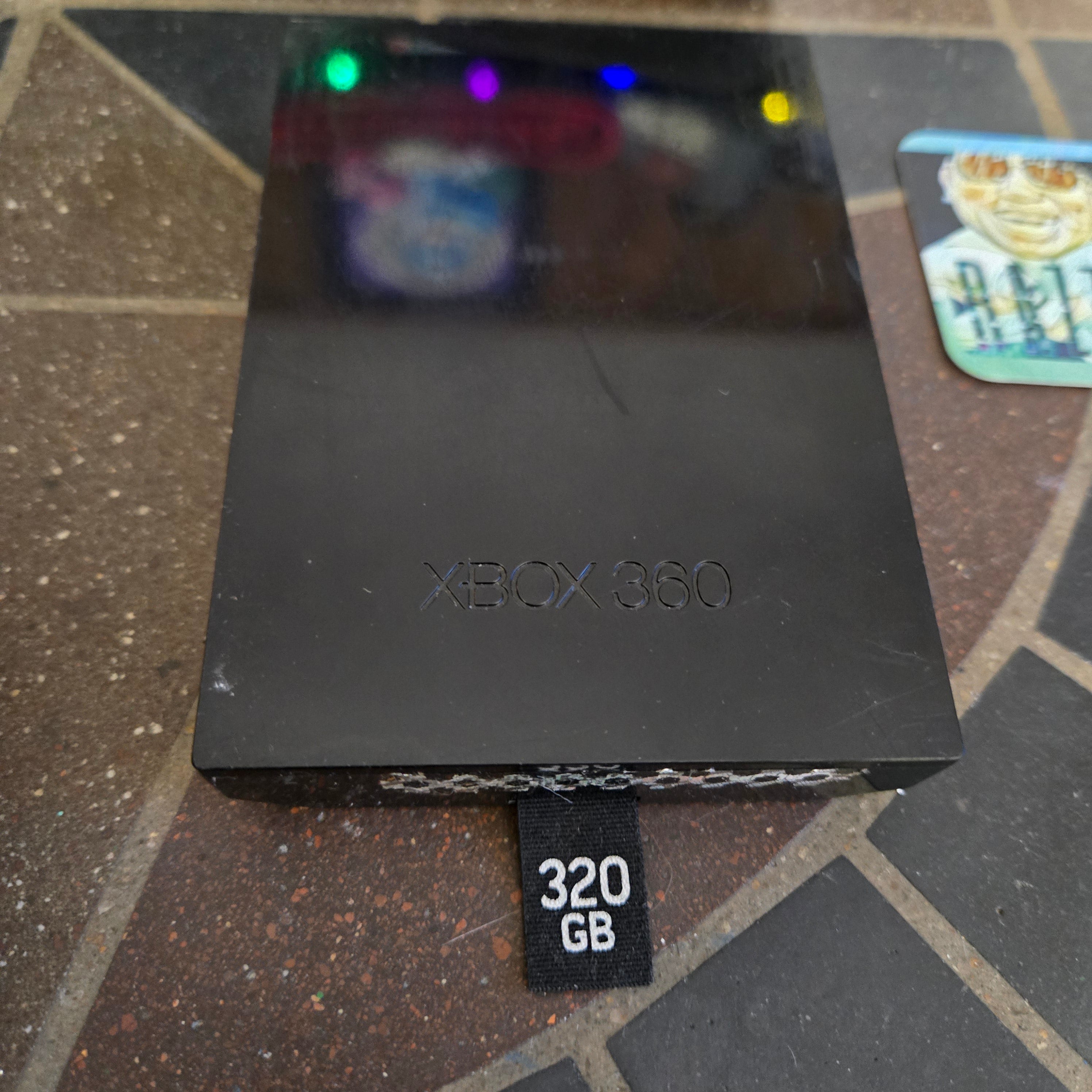 Microsoft Xbox 360 S 320GB Console, Controller & Cords - Cleaned Tested & Reset!