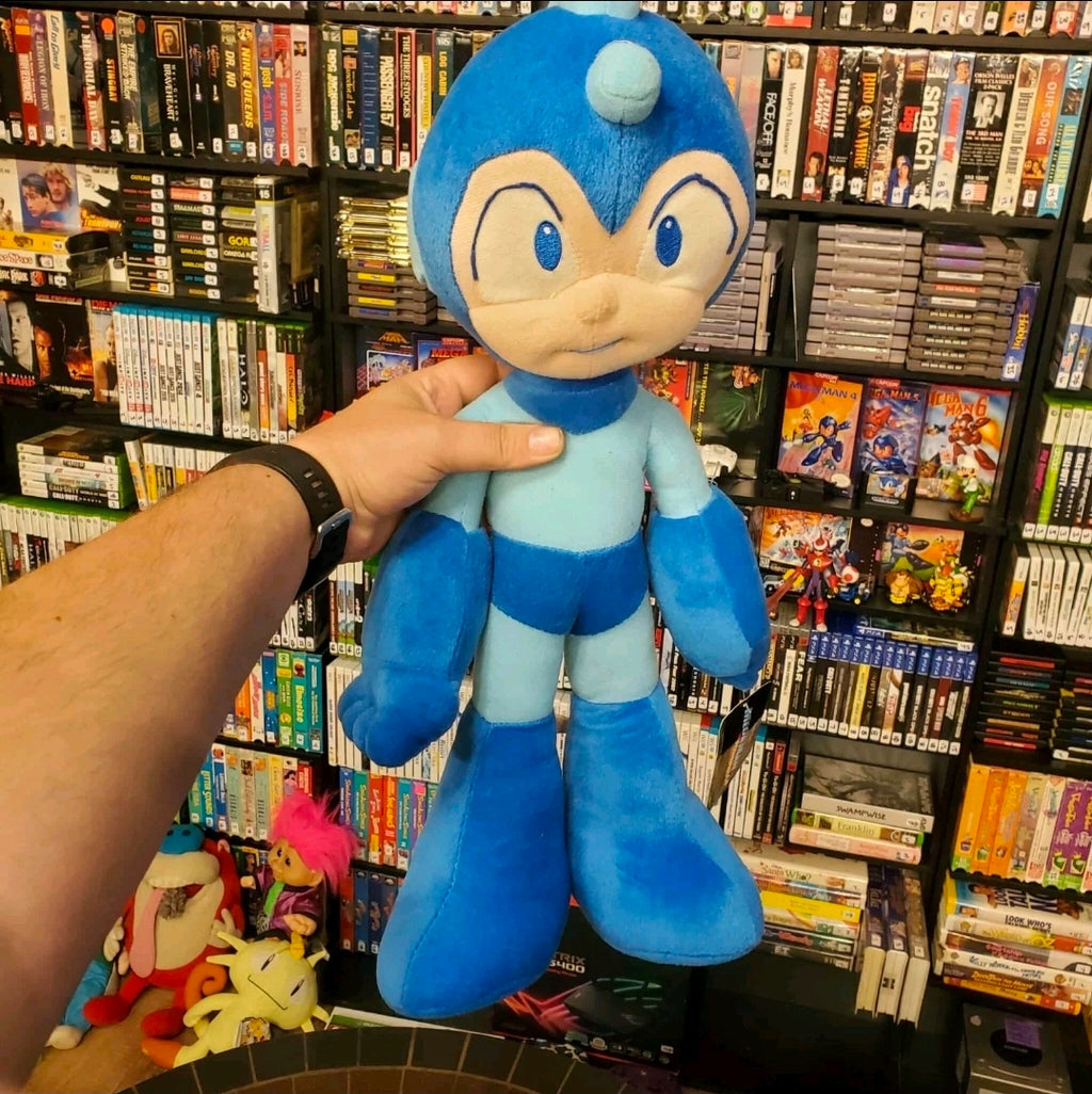 NWT Mega Man CAPCOM Co. LTD. Plush Toy Good Stuff Powered Up 21" Rare 2008 NEW