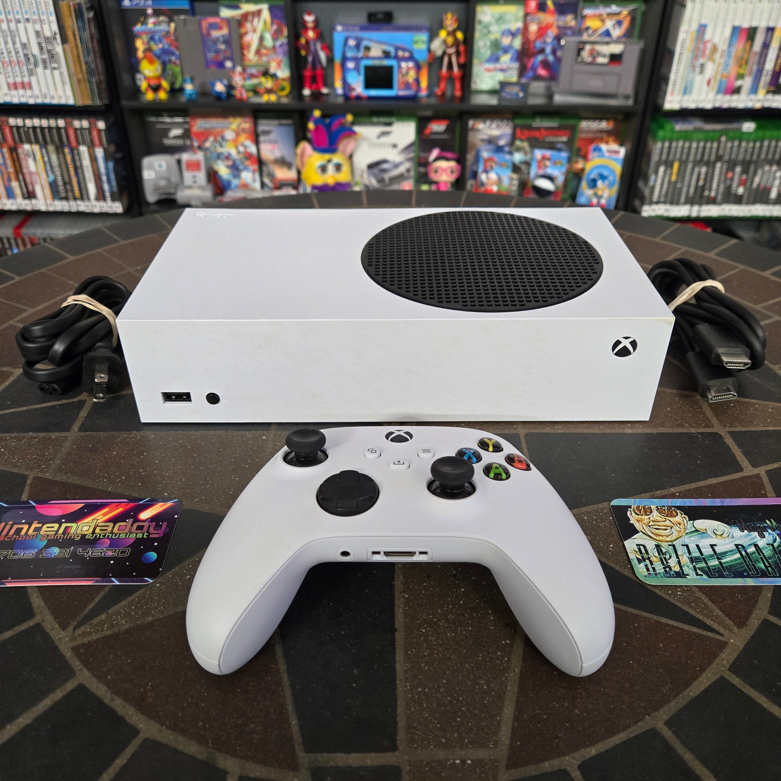 Microsoft Xbox Series S 512GB White Console, Controller & Cords - TESTED & RESET