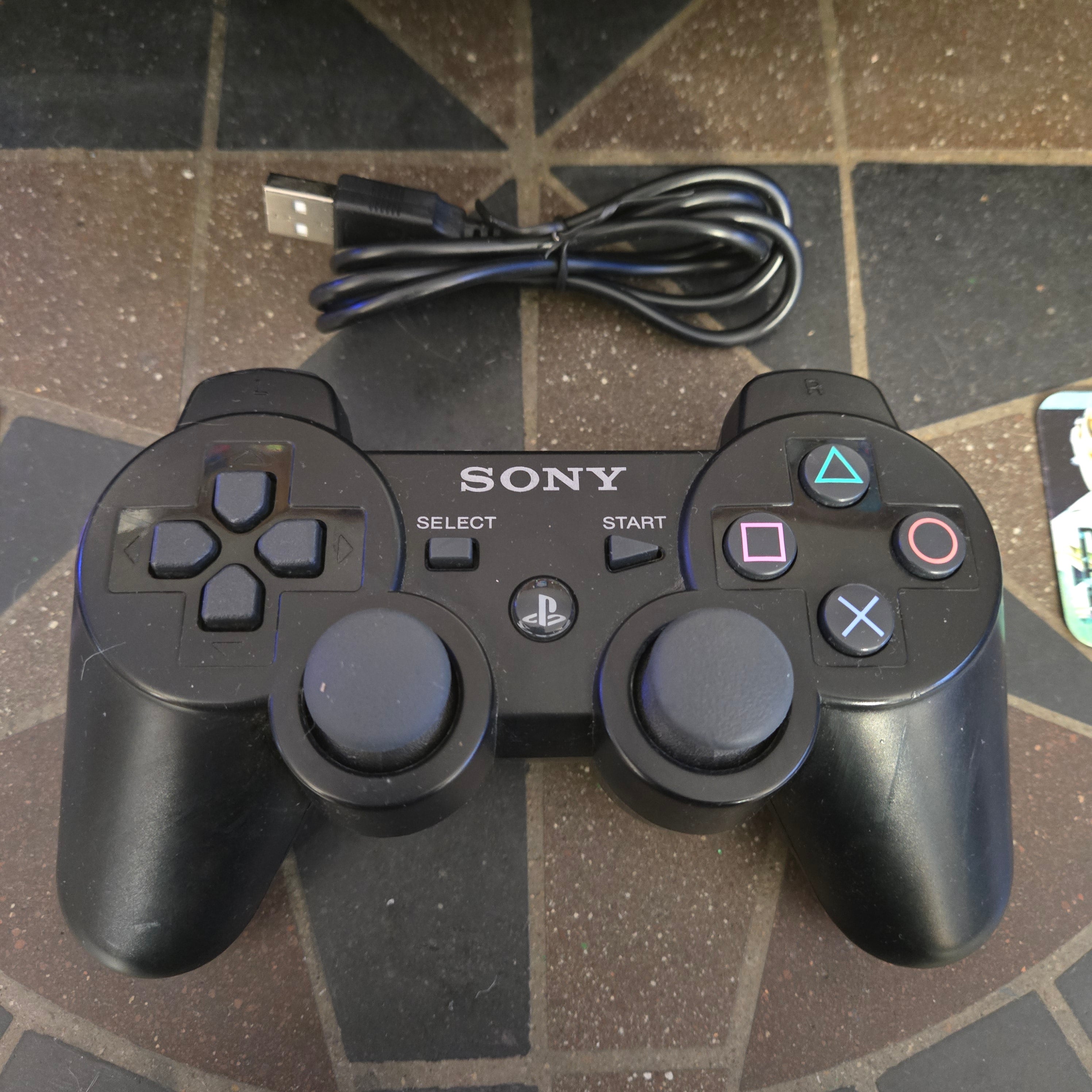 Sony PlayStation 3 PS3 Fat 40GB CECHH01 Console, Controller & Cords TESTED RESET