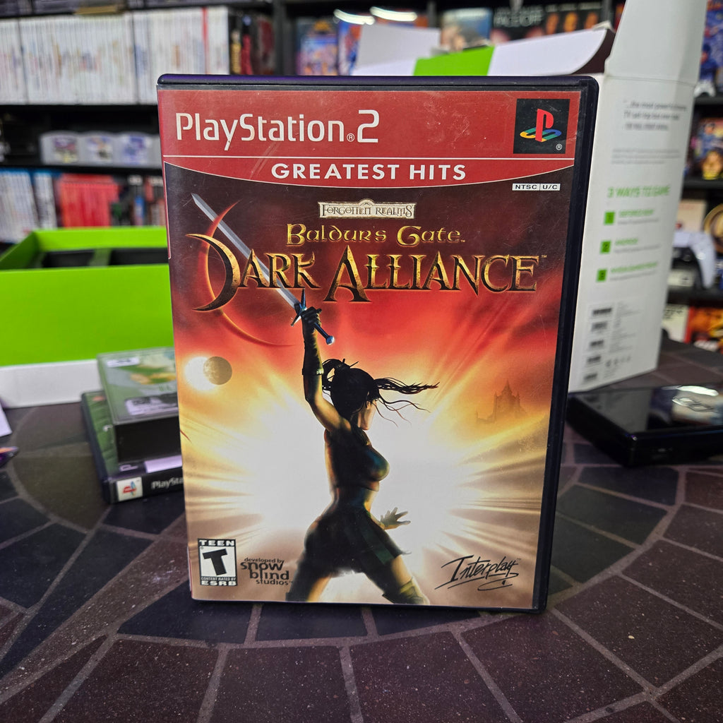 Baldur's Gate: Dark Alliance II (Sony PlayStation 2, 2004) PS2 CIB w/ Teg Card