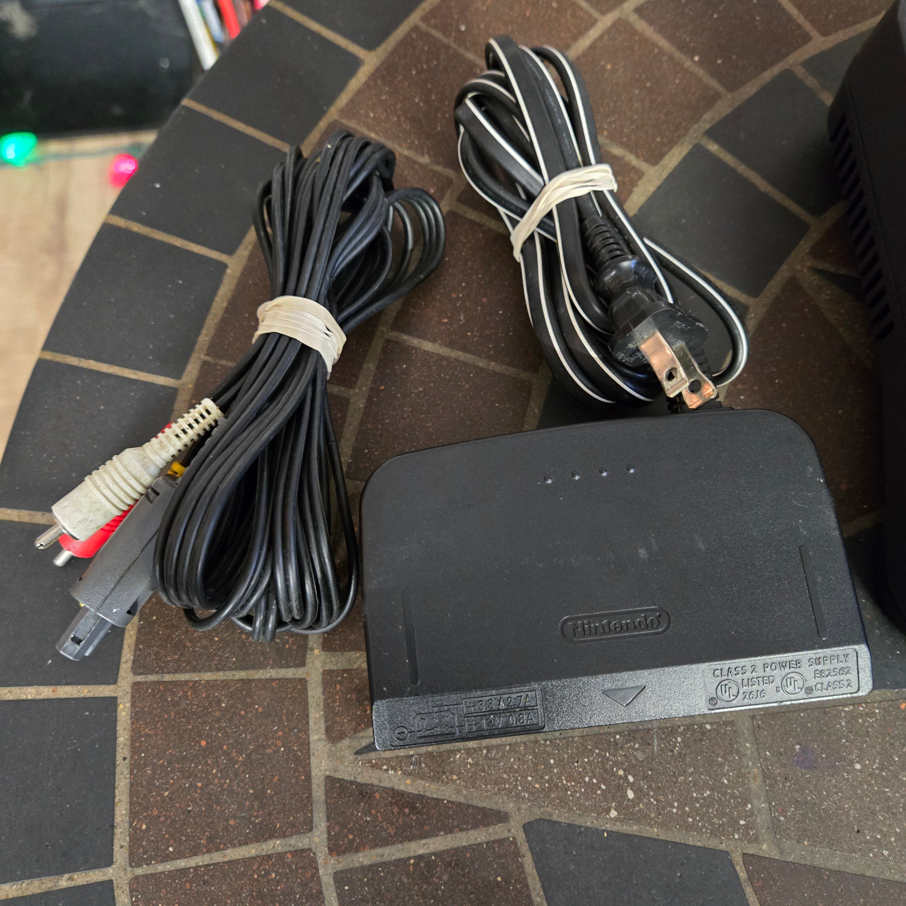 Nintendo 64 N64 Console, Official Controller, Jumper Pak & Cords CLEANED TESTED3