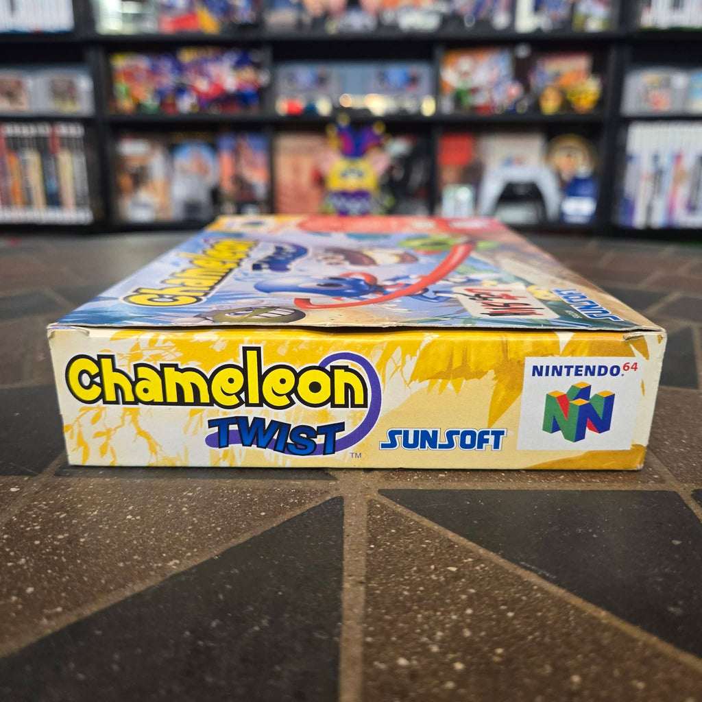 Chameleon Twist N64 Complete CIB Box Manual Authentic Nintendo 64 🦎