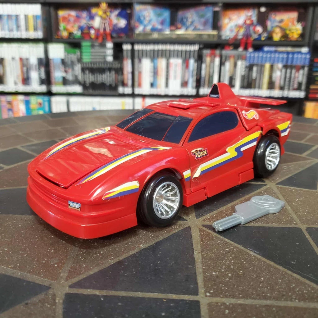 VINTAGE 1993 MATTEL HOT WHEELS KEY FORCE TRANSFORMING ROCKET SHOT  HAS MISSLE