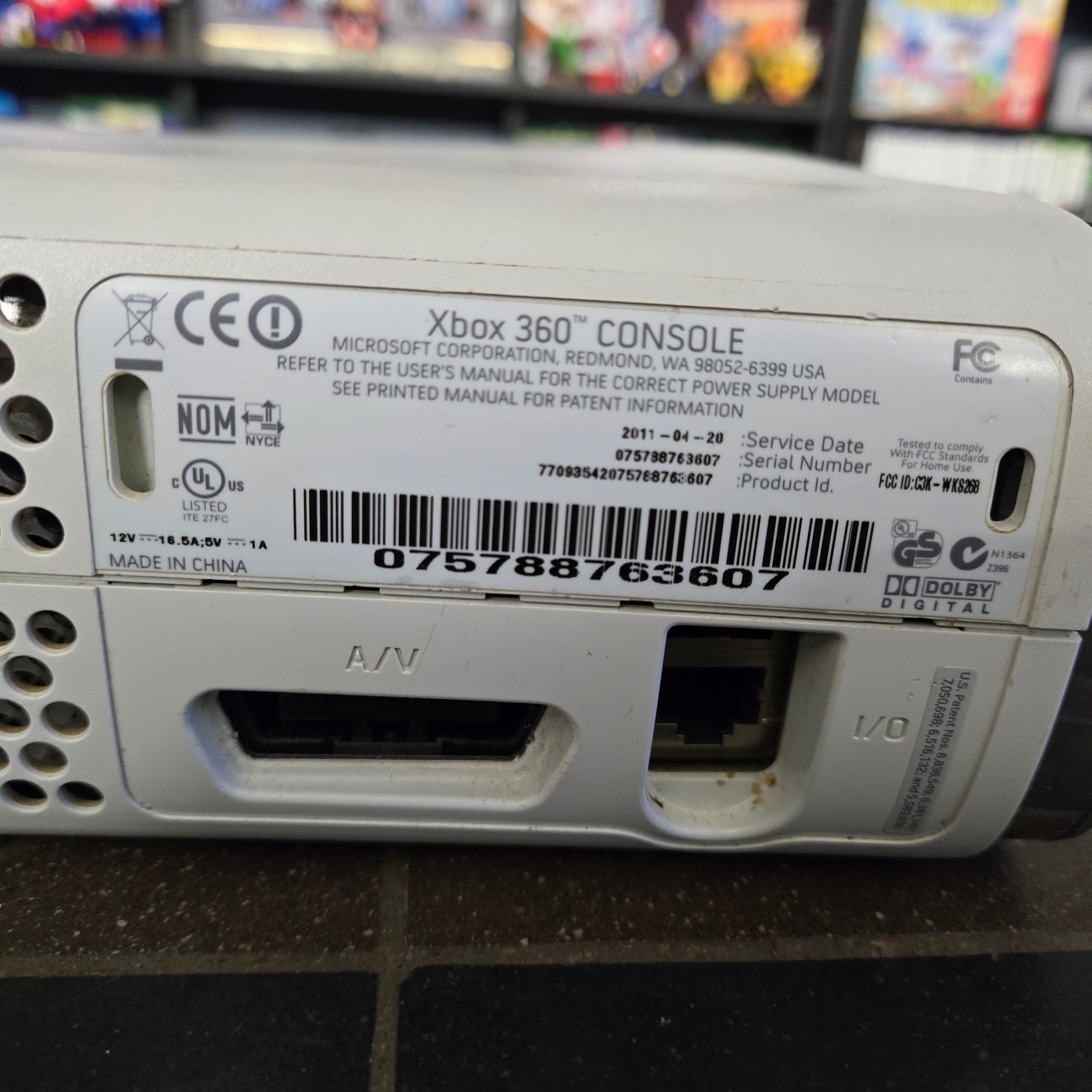 Microsoft OG Xbox 360 20GB White Console, Controller & Cords - TESTED & RESET!