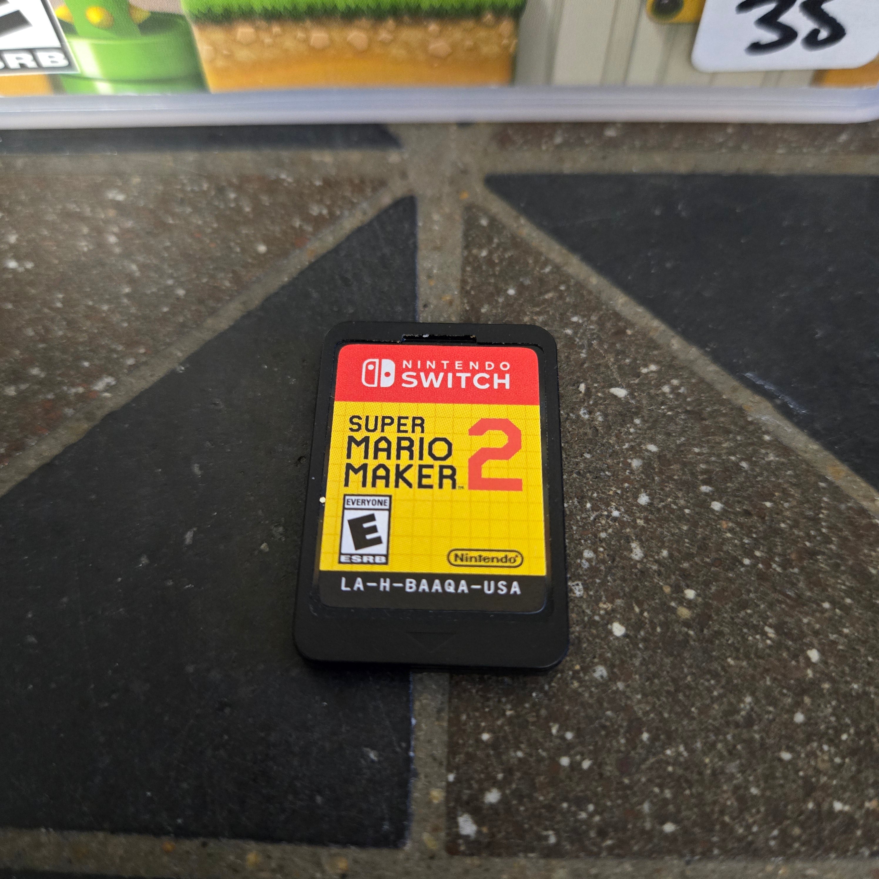 Super Mario Maker 2 - Nintendo Switch - Authentic, Cleaned & Tested!