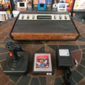 Atari 2600 Sears Tele-Games Heavy Sixer Console, Joystick, AC, Adapter & Joust!