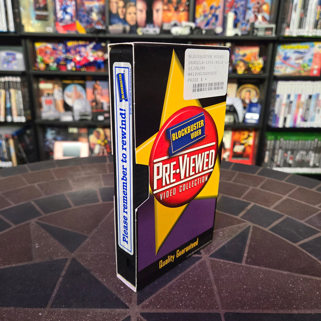 Dracula (VHS, 1992) Blockbuster Pre-viewed Video Collection Sleeve