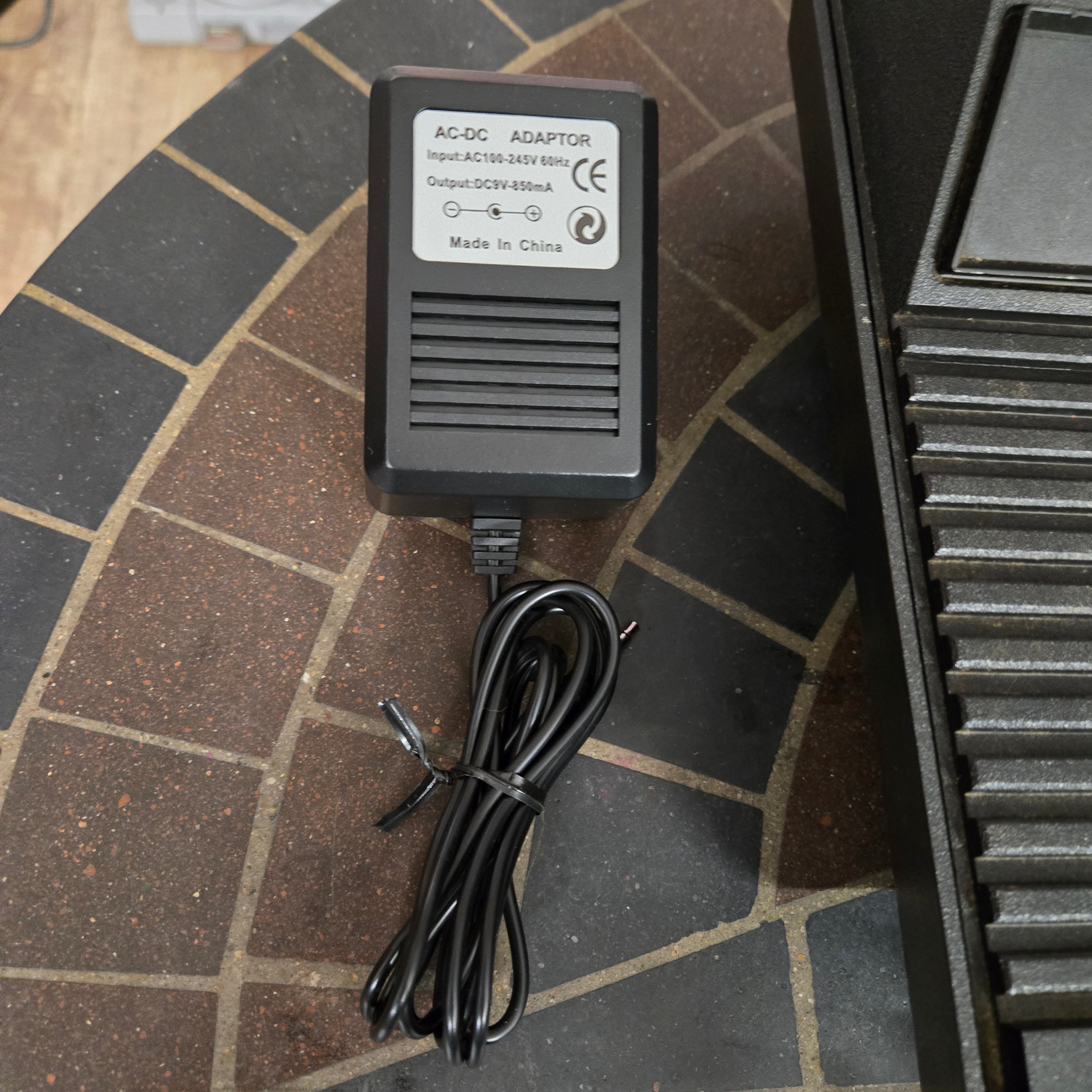 Atari 2600 Vader 4-Switch Console, Joystick, AC, Adapter & Asteroids - Tested