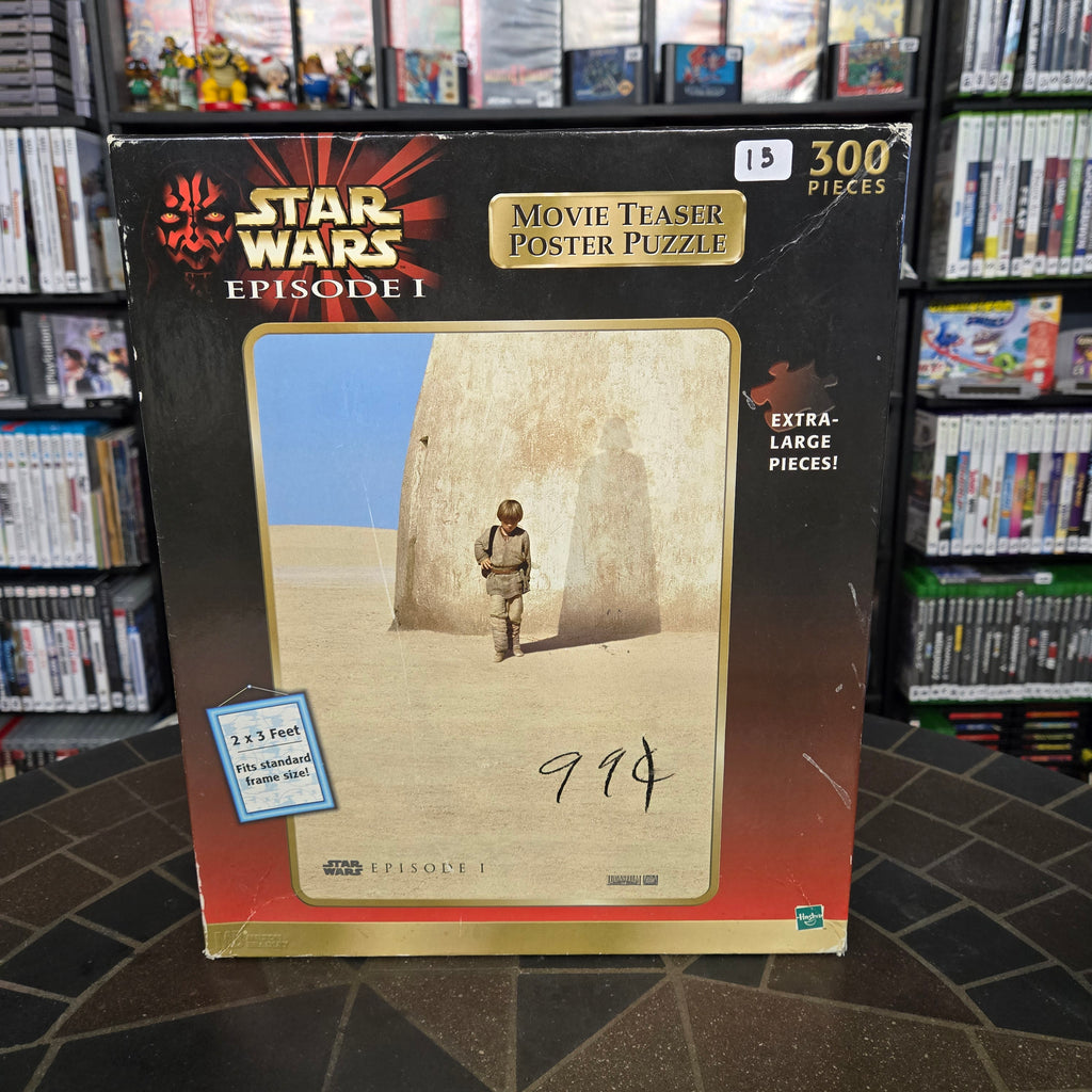 1999 Complete STAR WARS Episode 1 Movie Teaser Poster Puzzle 300 Piece 2 x 3 Ft