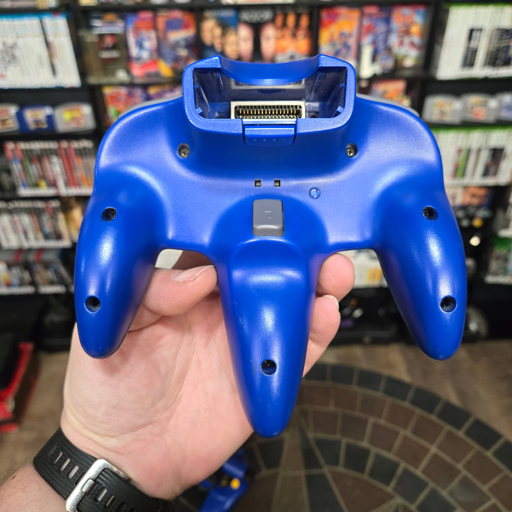 Nintendo 64 N64 (NUS-005) Controller - Original Blue Authentic w/ OG Good Stick