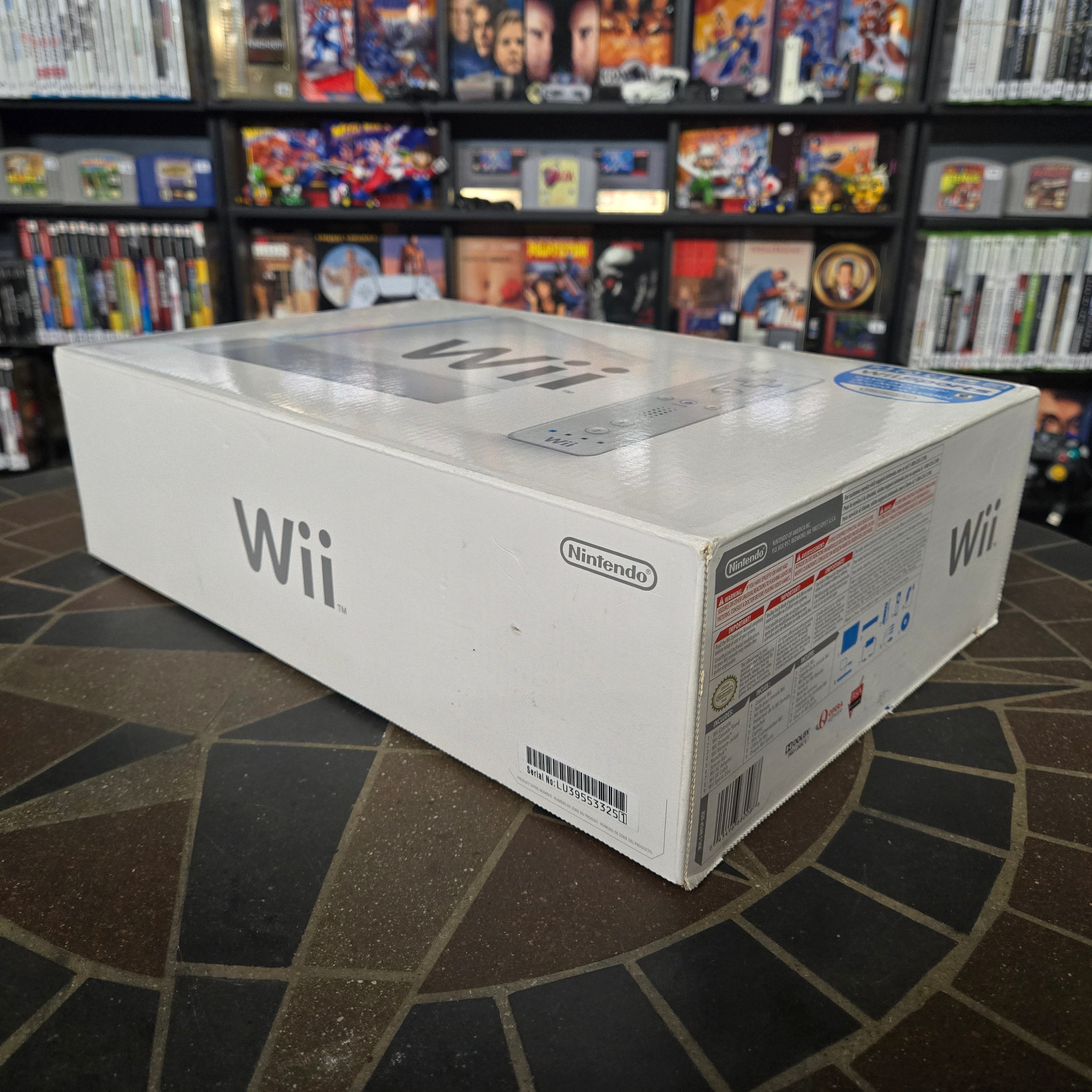 Nintendo Wii White System - NEW IN OPEN BOX w/ Wii Sports SEALED - FACTORY WRAPS