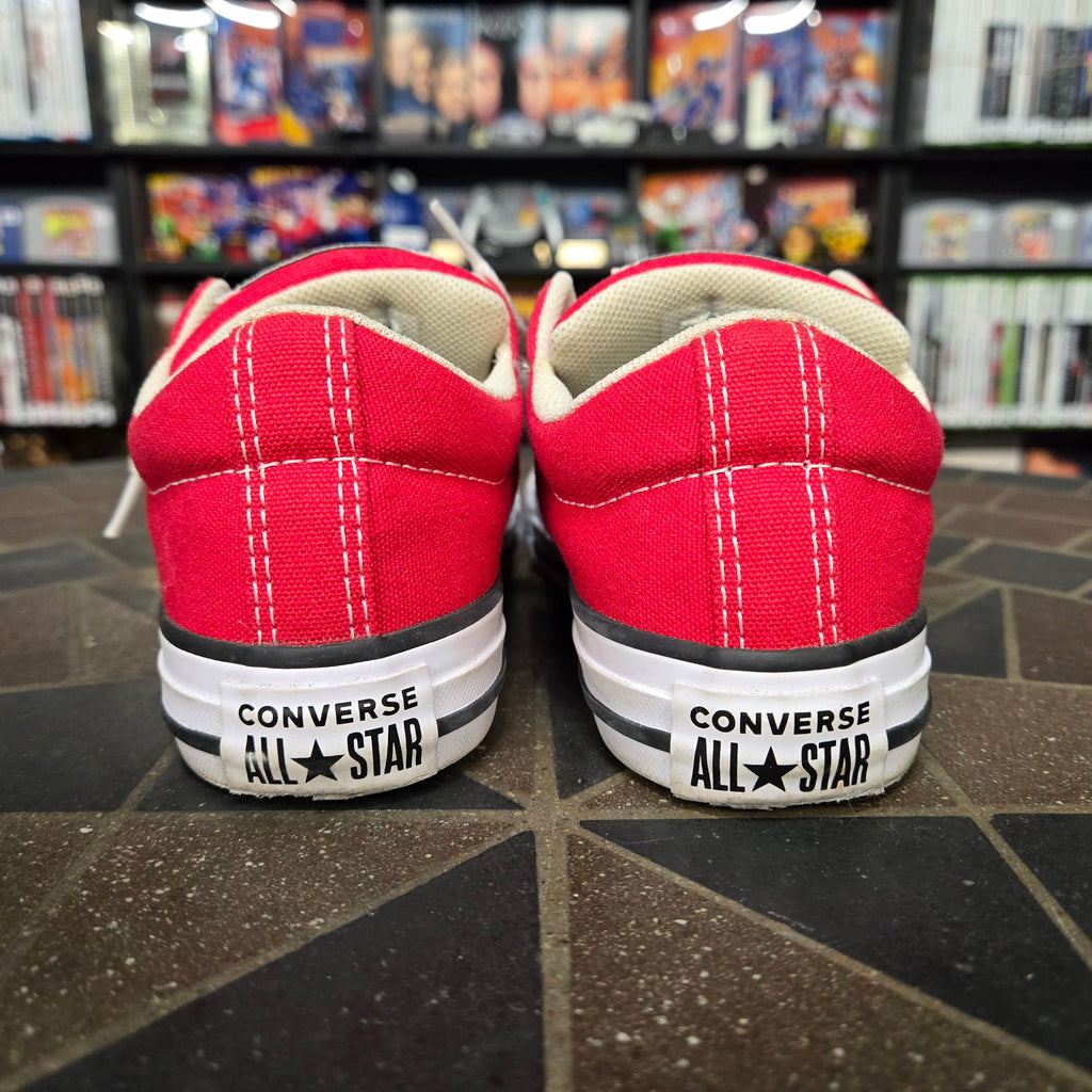 Converse Chuck Taylor Sneakers Youth 13 Red Canvas Low Top All Star A01700F Shoe