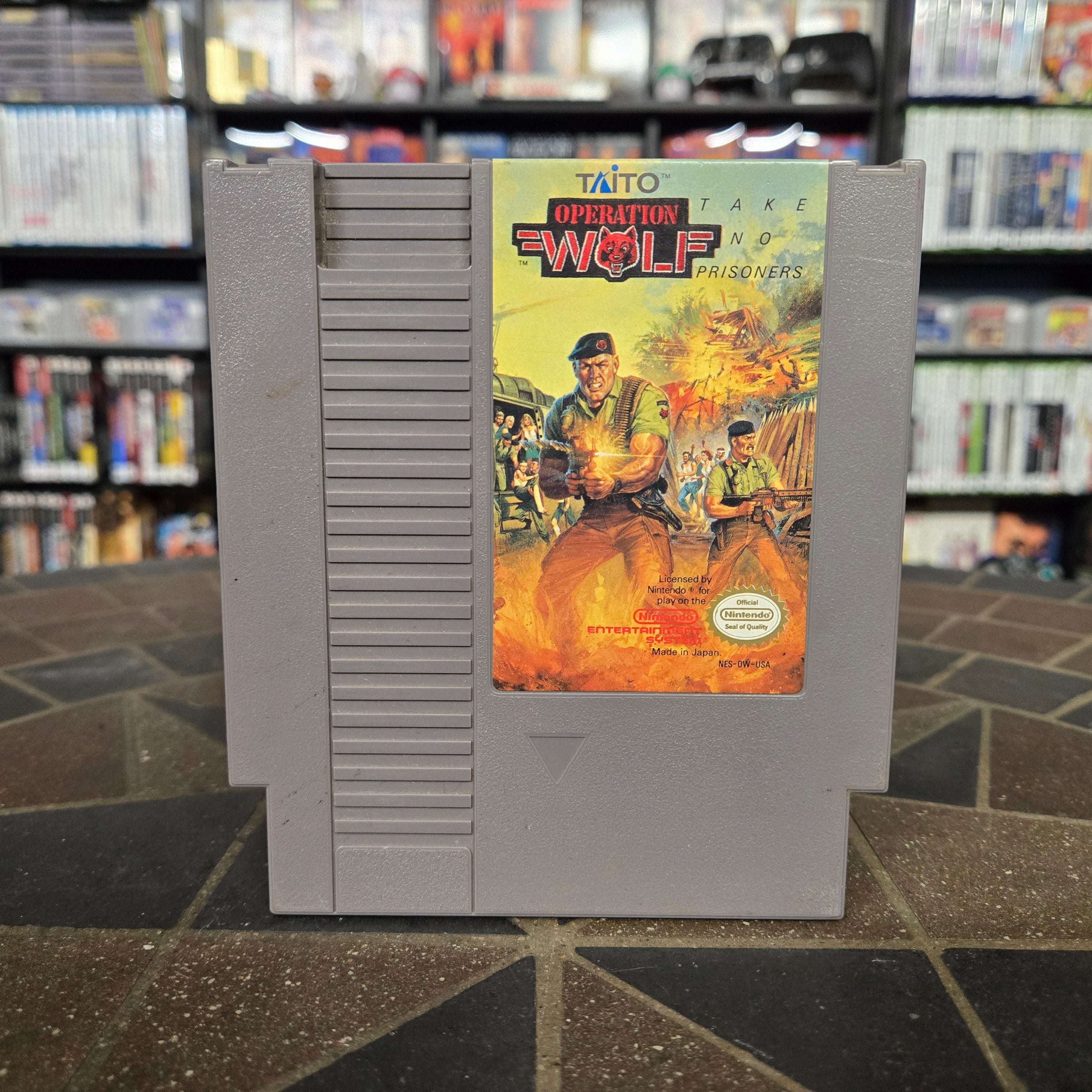 Operation Wolf (Nintendo NES, 1989) Authentic, Cleaned & Tested!