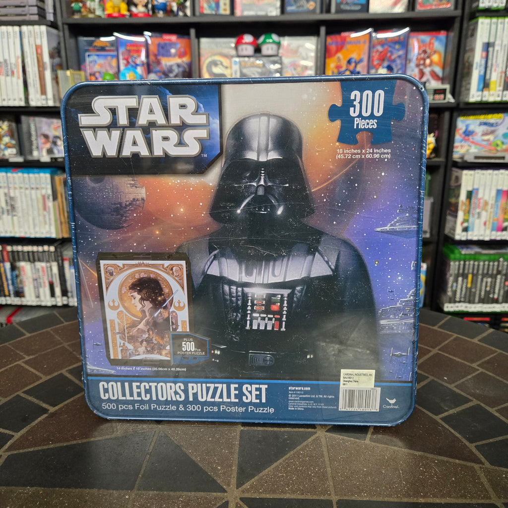Star Wars Collectors Puzzles Set Tin 500 pcs Foil & 300 pcs Darth Vader Poster