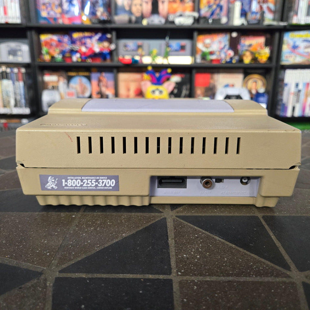 Super Nintendo SNES Console, Original Controller & Cords - CLEANED & TESTED
