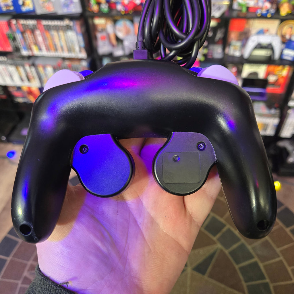 Power A Wired Gamecube Controller For Nintendo Switch Black USB Nice TESTED!