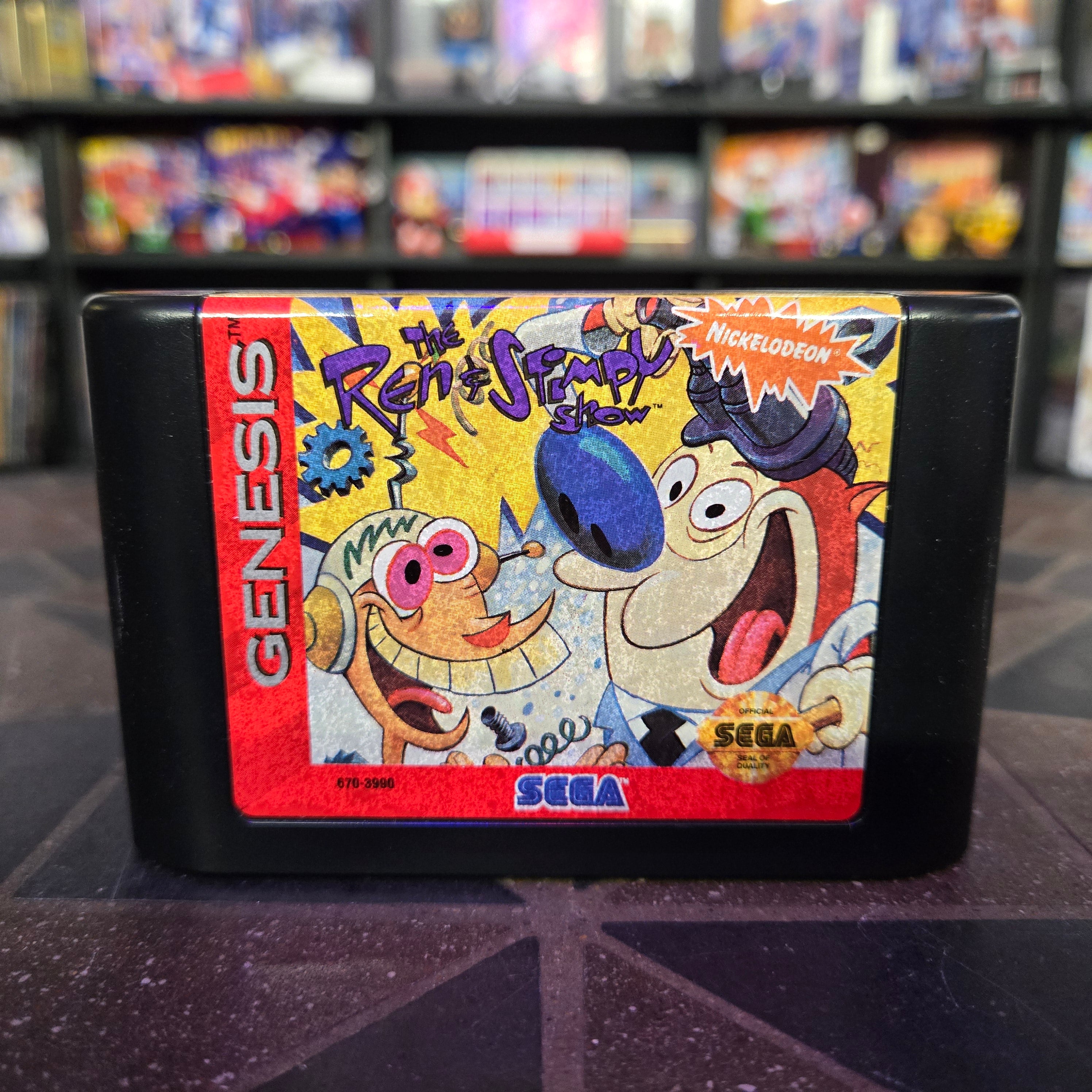 Ren & Stimpy Show Presents: Stimpy's Invention (Sega Genesis, 1993) Nice Shape!