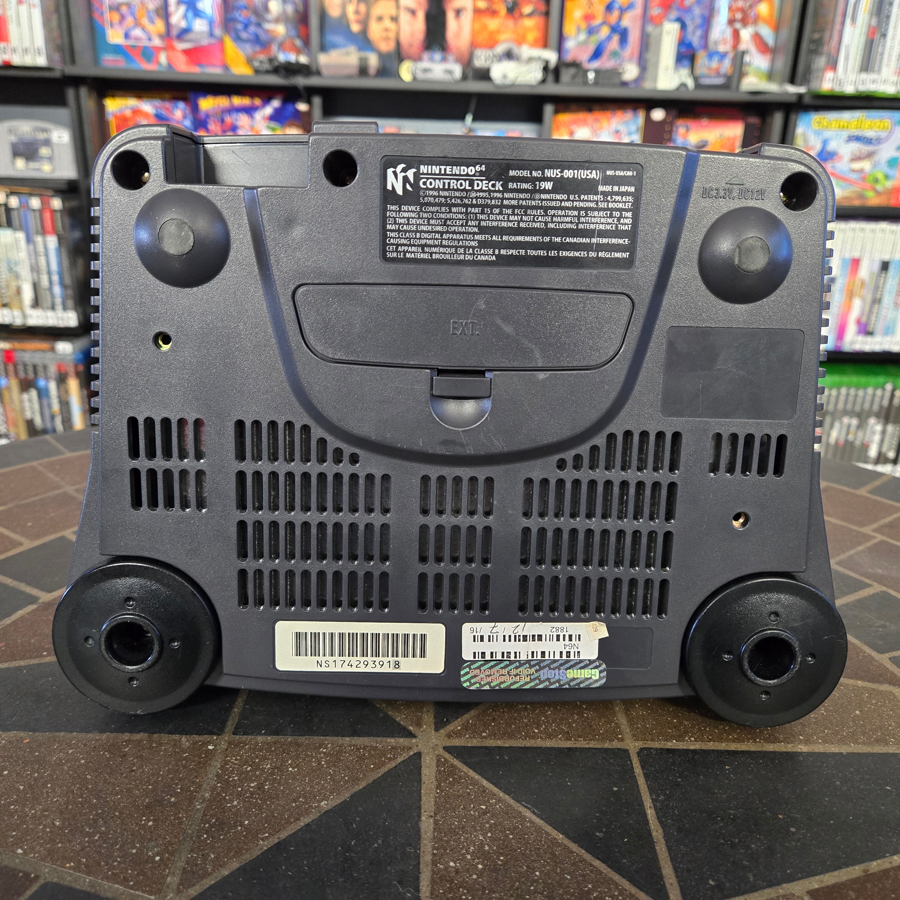 Nintendo 64 N64 Console, Official Controller, Jumper Pak & Cords CLEANED TESTED