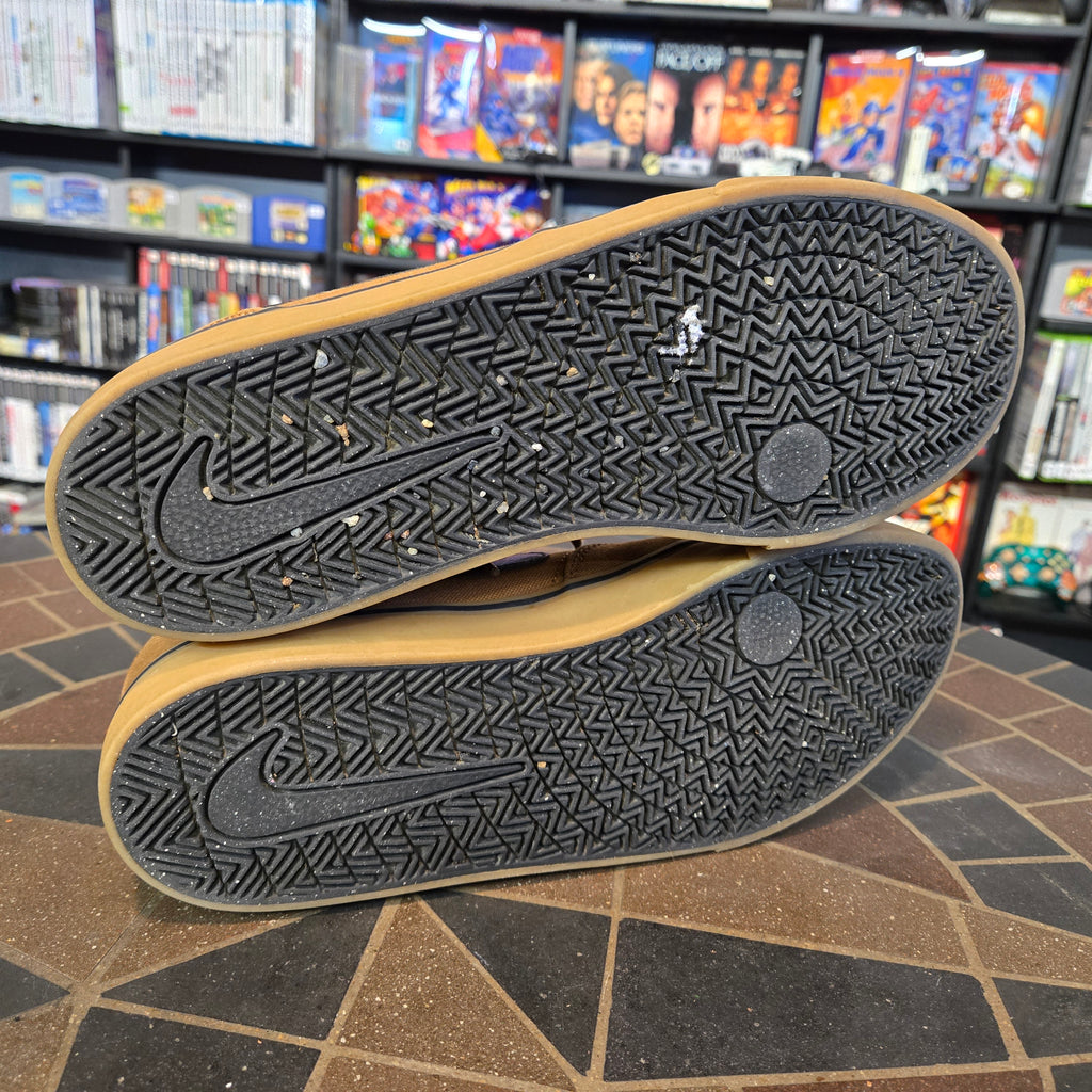 Nike SB Chron 2 Canvas Men's Skateboarding Sneakers Ale Brown/Gum Size 10 - NICE