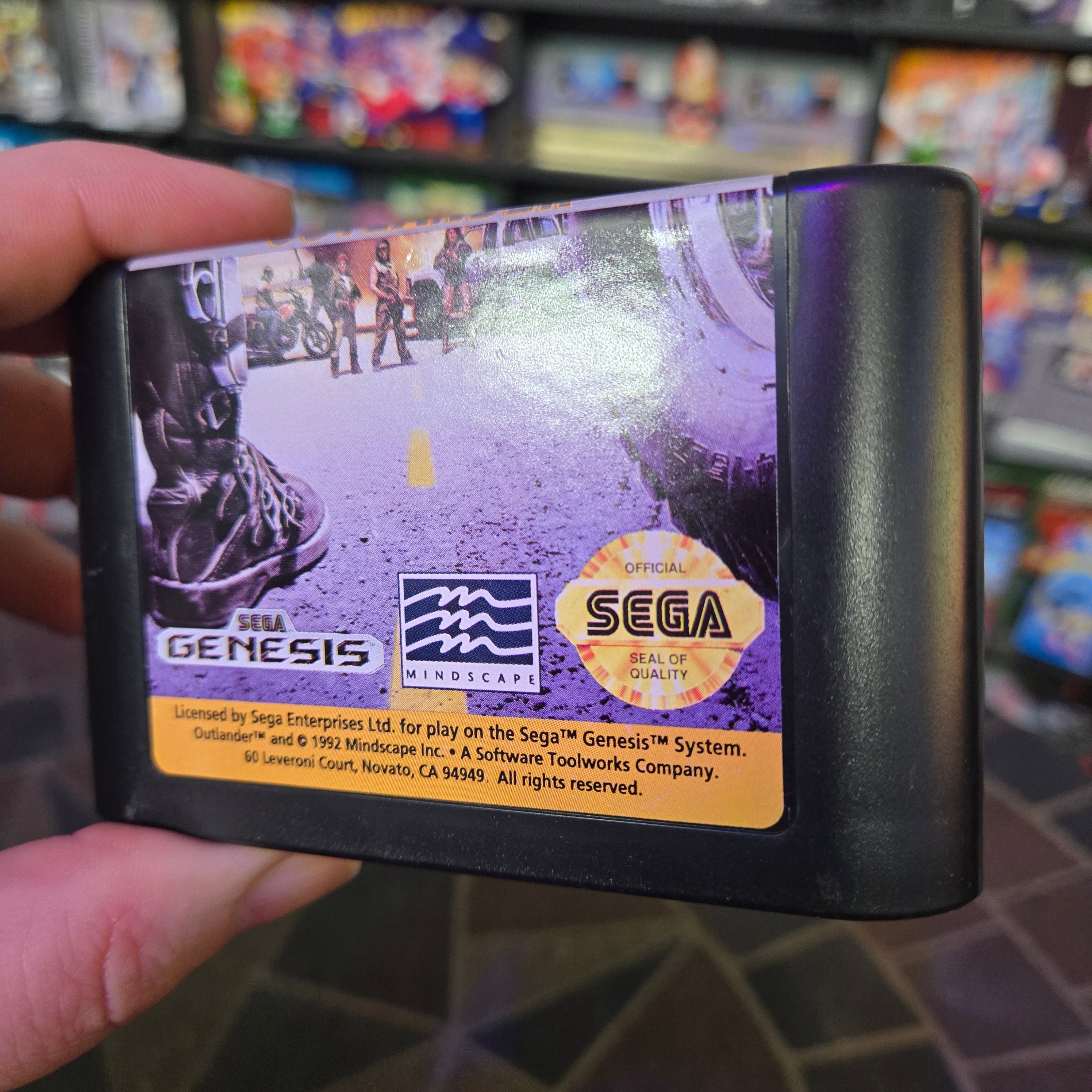 Outlander (Sega Genesis, 1992) Complete CIB - VERY NICE SHAPE!