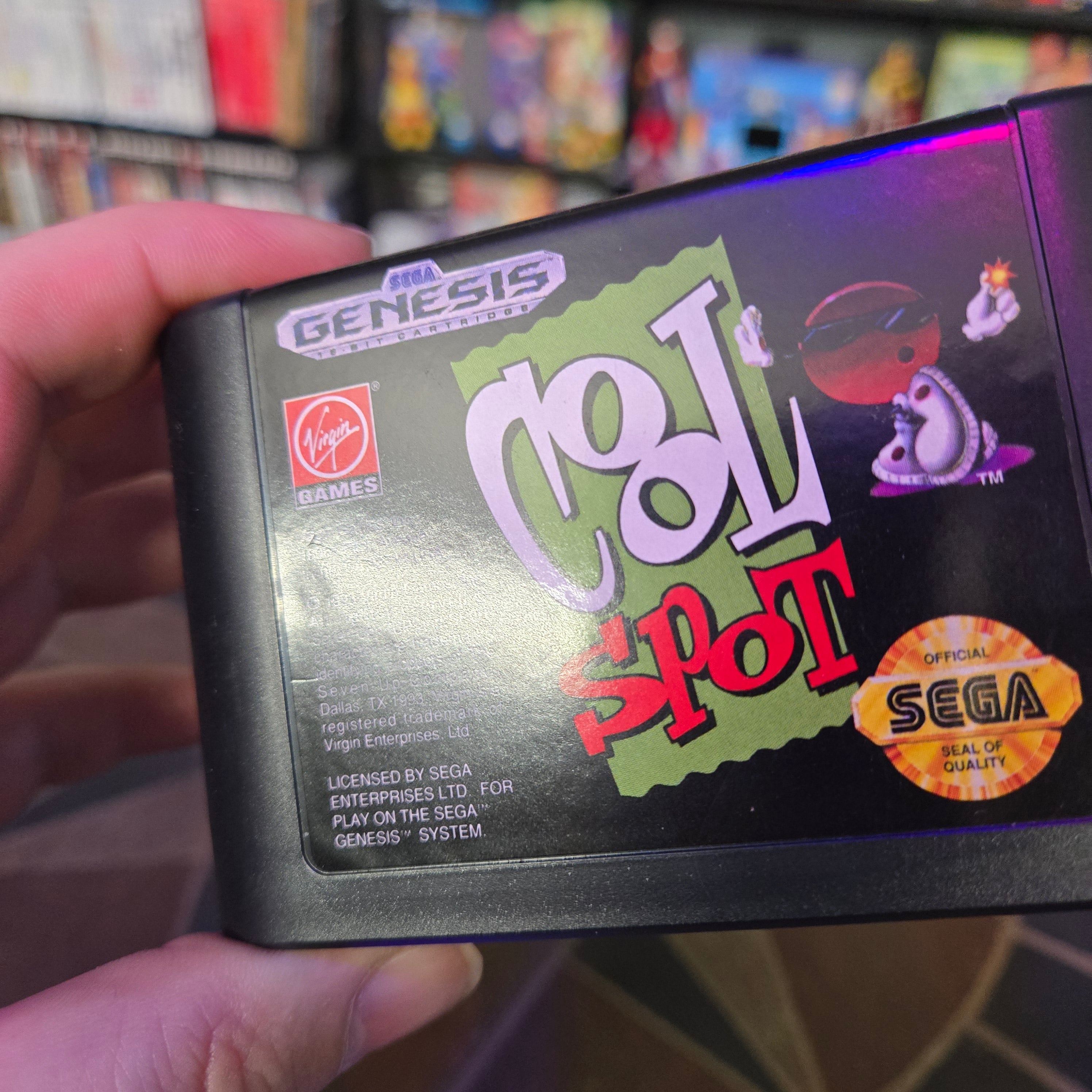 Cool Spot (Sega Genesis, 1993) Complete CIB - VERY NICE SHAPE!