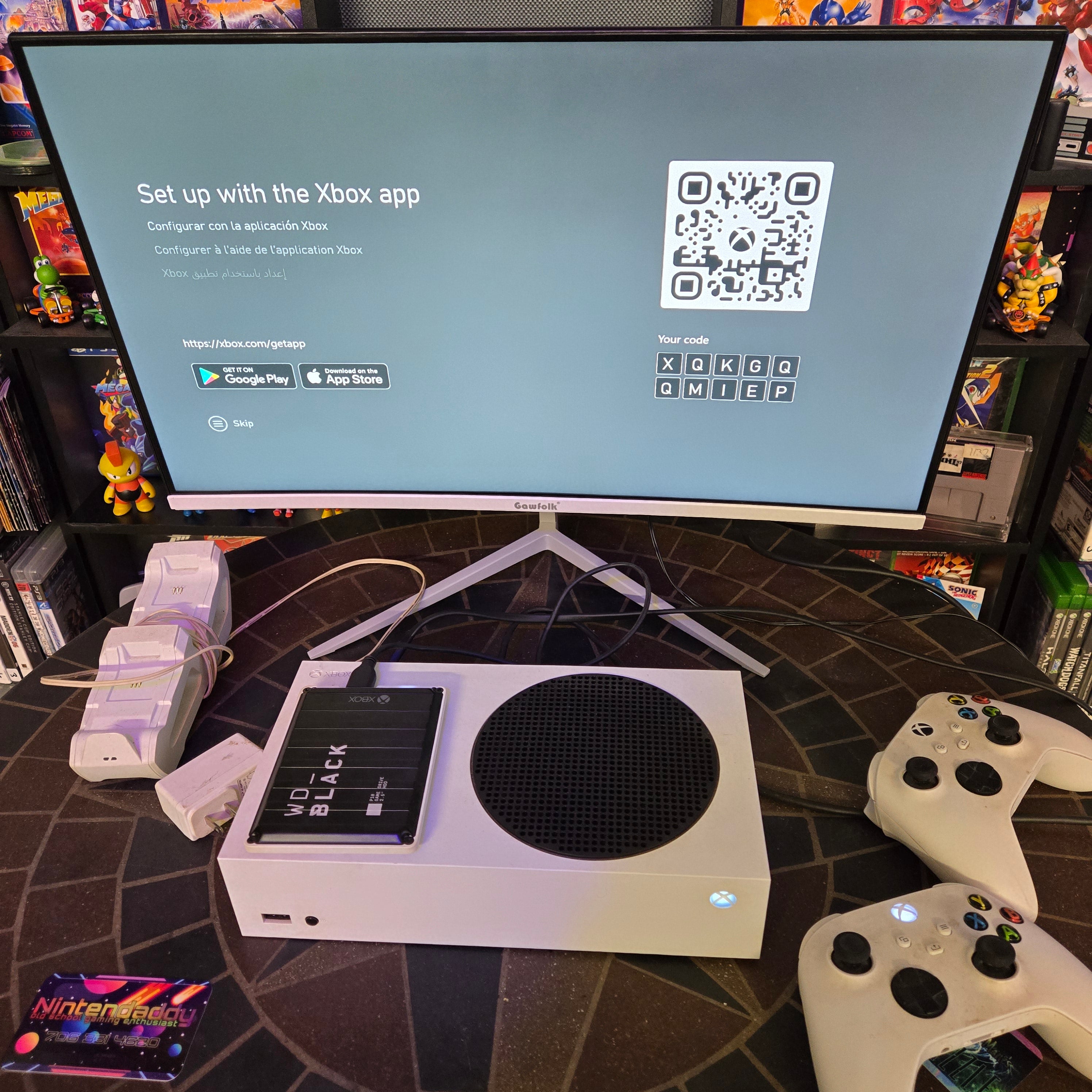 Microsoft Xbox Series S 512GB Console, Controller & Cords TESTED & RESET - NICE!