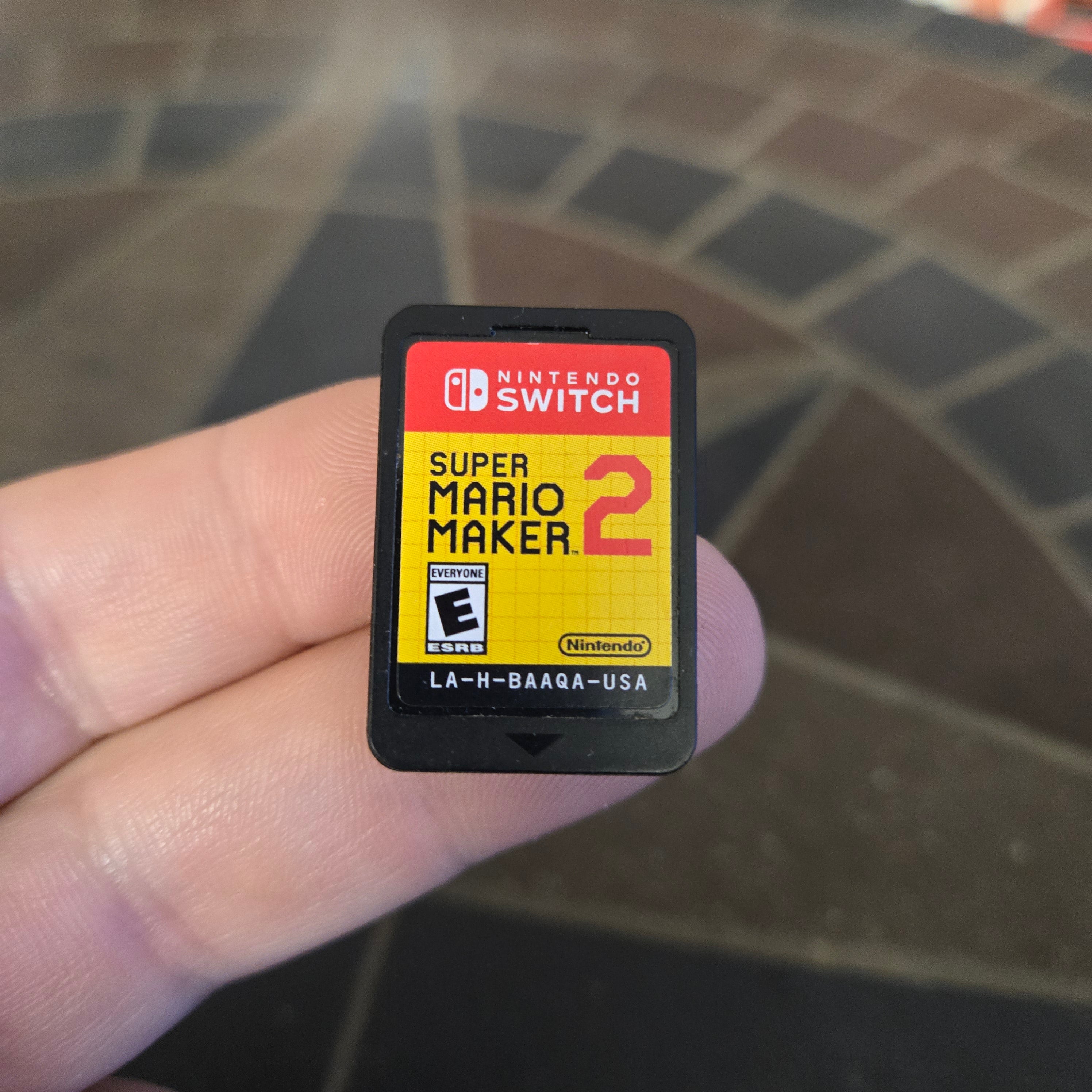 Super Mario Maker 2 - Nintendo Switch - Authentic, Cleaned & Tested!