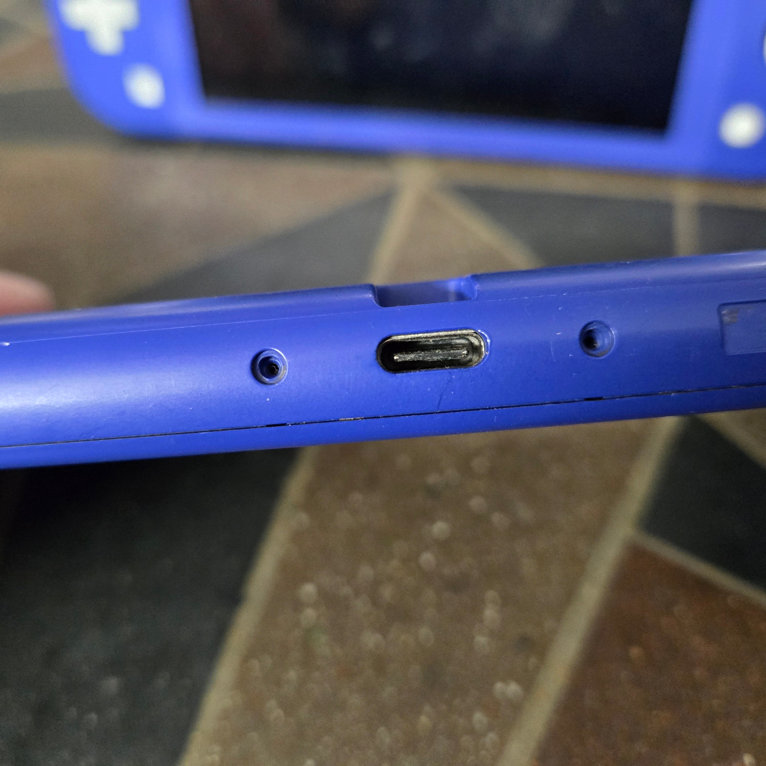 x2 Nintendo Switch Lite HDH-001 Handheld Console - 32GB - Blue FOR PARTS/REPAIR!