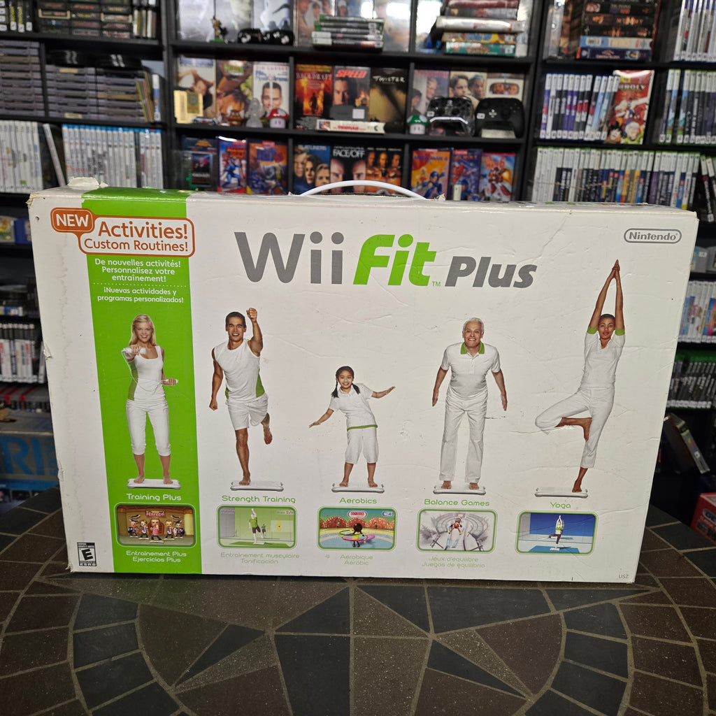 Nintendo Wii Fit & Plus Games w/ Balance Board Complete w/ Box - Tested Working!