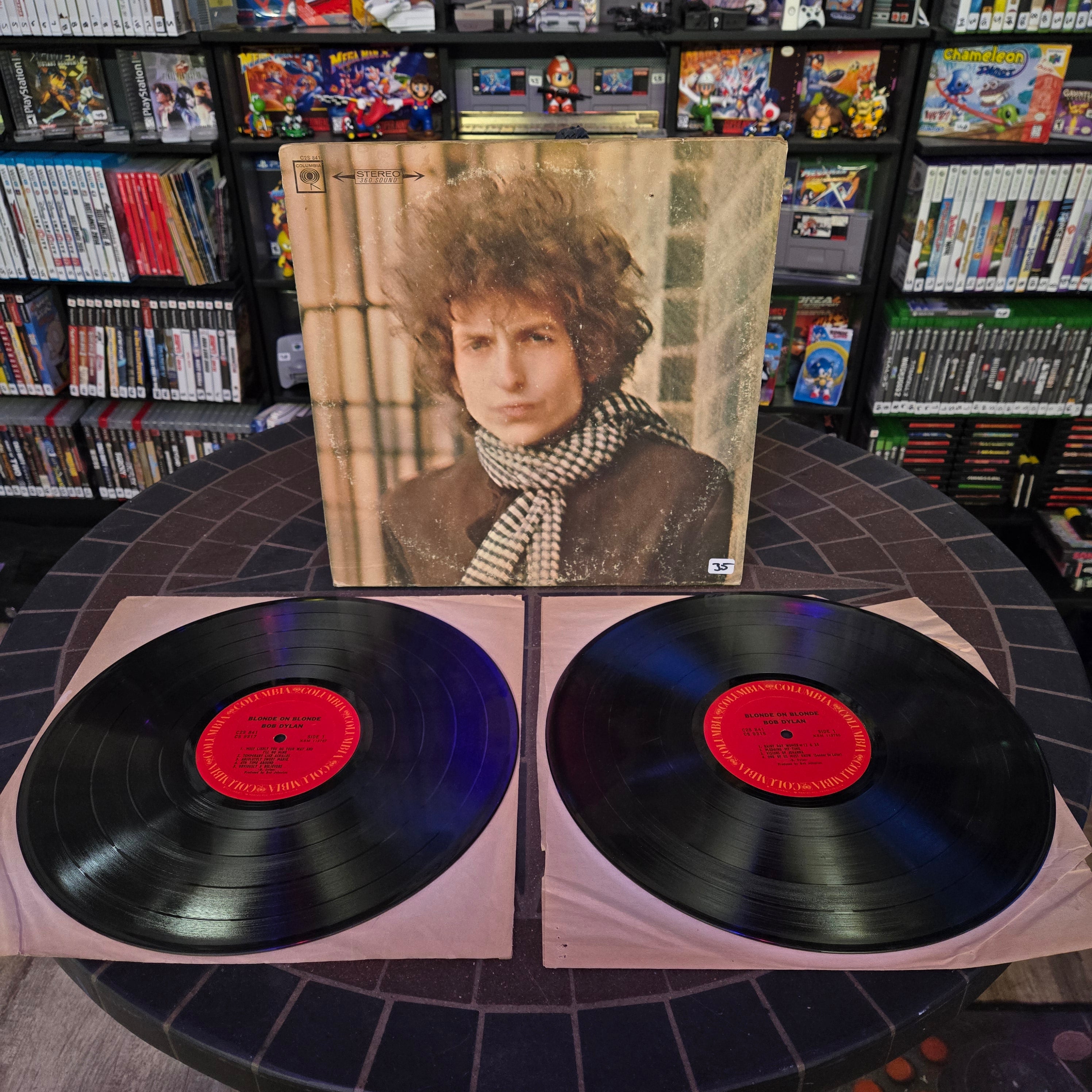 Bob Dylan Blonde On Blonde Columbia 2 LP VINYL RECORD 1966 US First Pressing