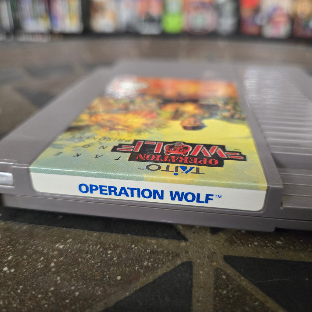 Operation Wolf (Nintendo NES, 1989) Authentic, Cleaned & Tested!