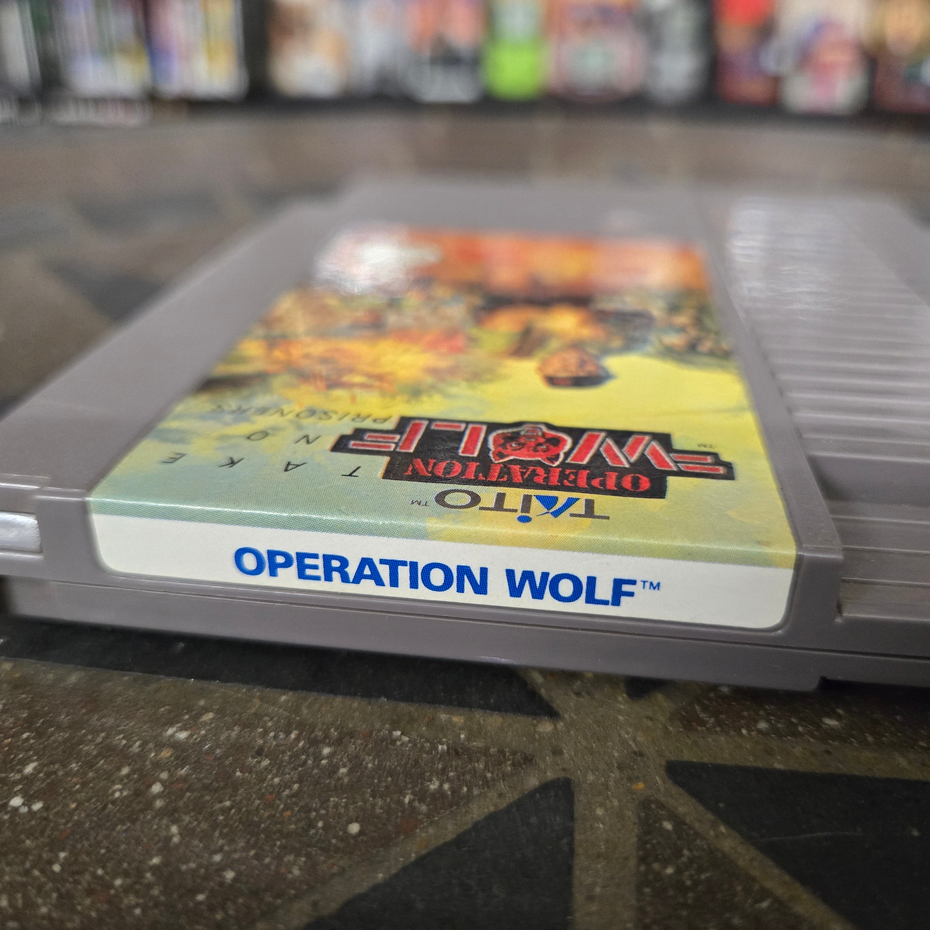 Operation Wolf (Nintendo NES, 1989) Authentic, Cleaned & Tested!