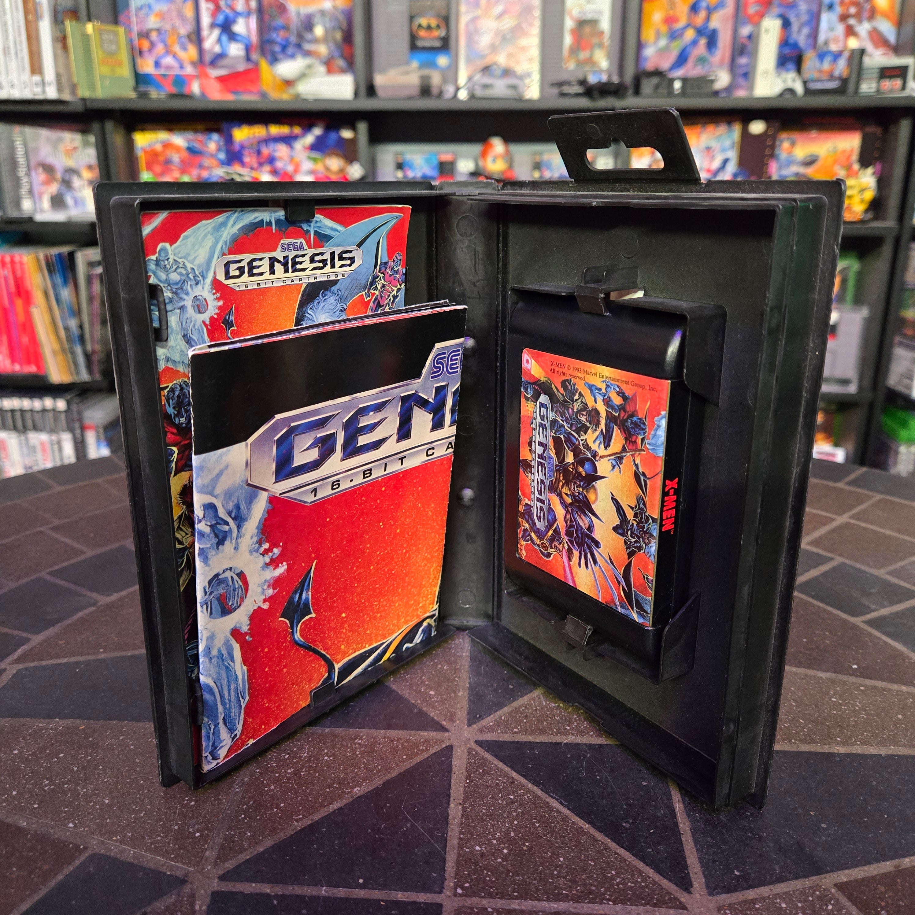 X-Men (Sega Genesis, 1993) Complete CIB w/ Poster - VERY NICE SHAPE!