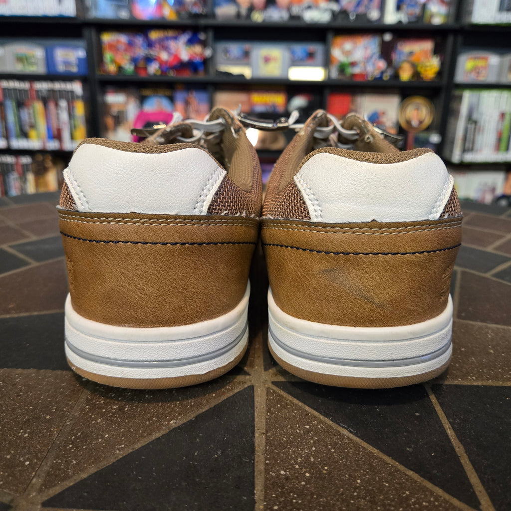 Arrigo Bello Mens Casual Comfort Shoes Fashion Breathable Sneakers Khaki Size 9