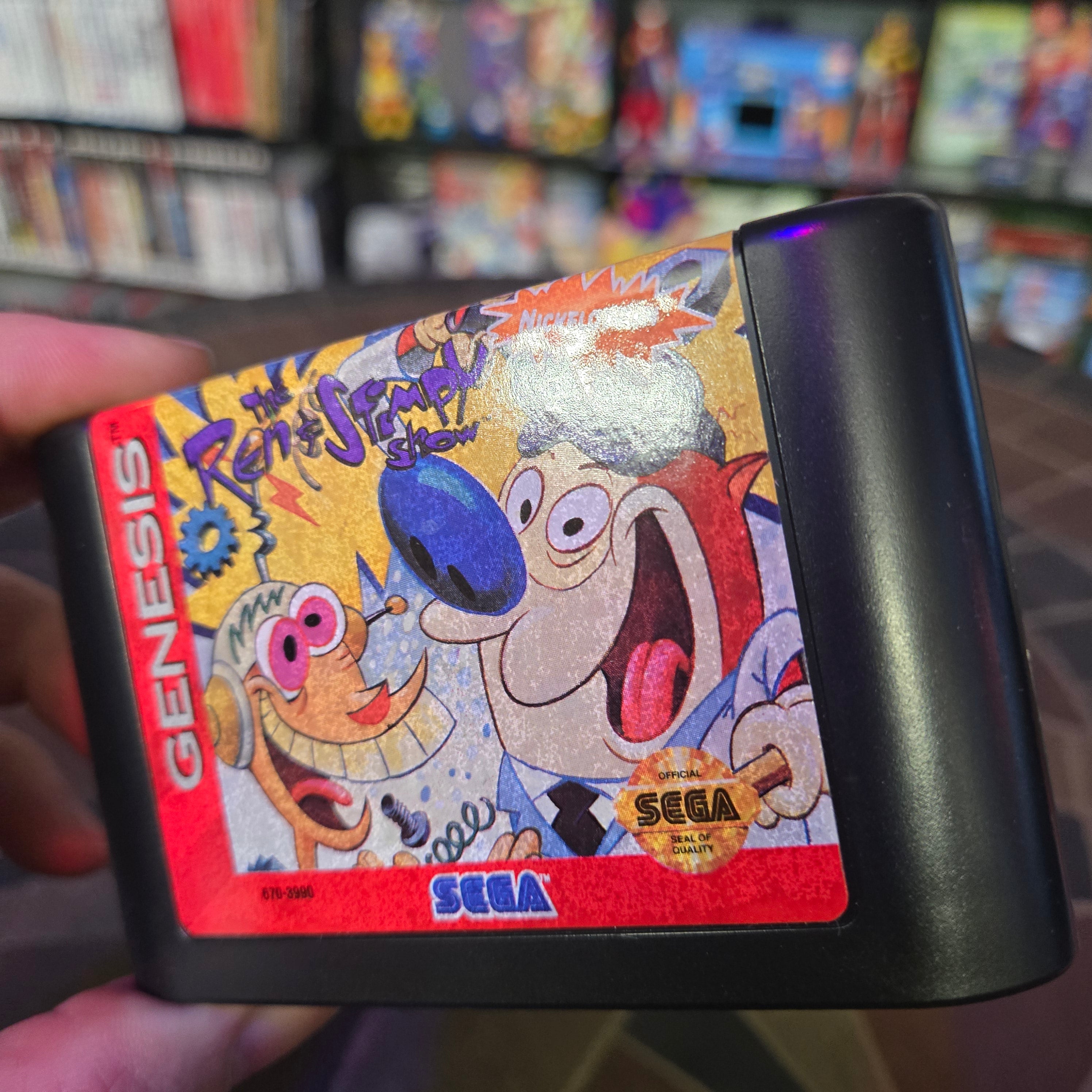 Ren & Stimpy Show Presents: Stimpy's Invention (Sega Genesis, 1993) Nice Shape!