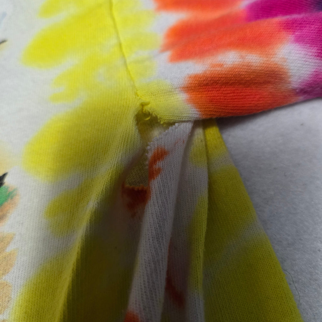 Grateful Dead Summer Tour Bus Tie Dye Liquid Blue T-Shirt Vintage Y2K Medium M