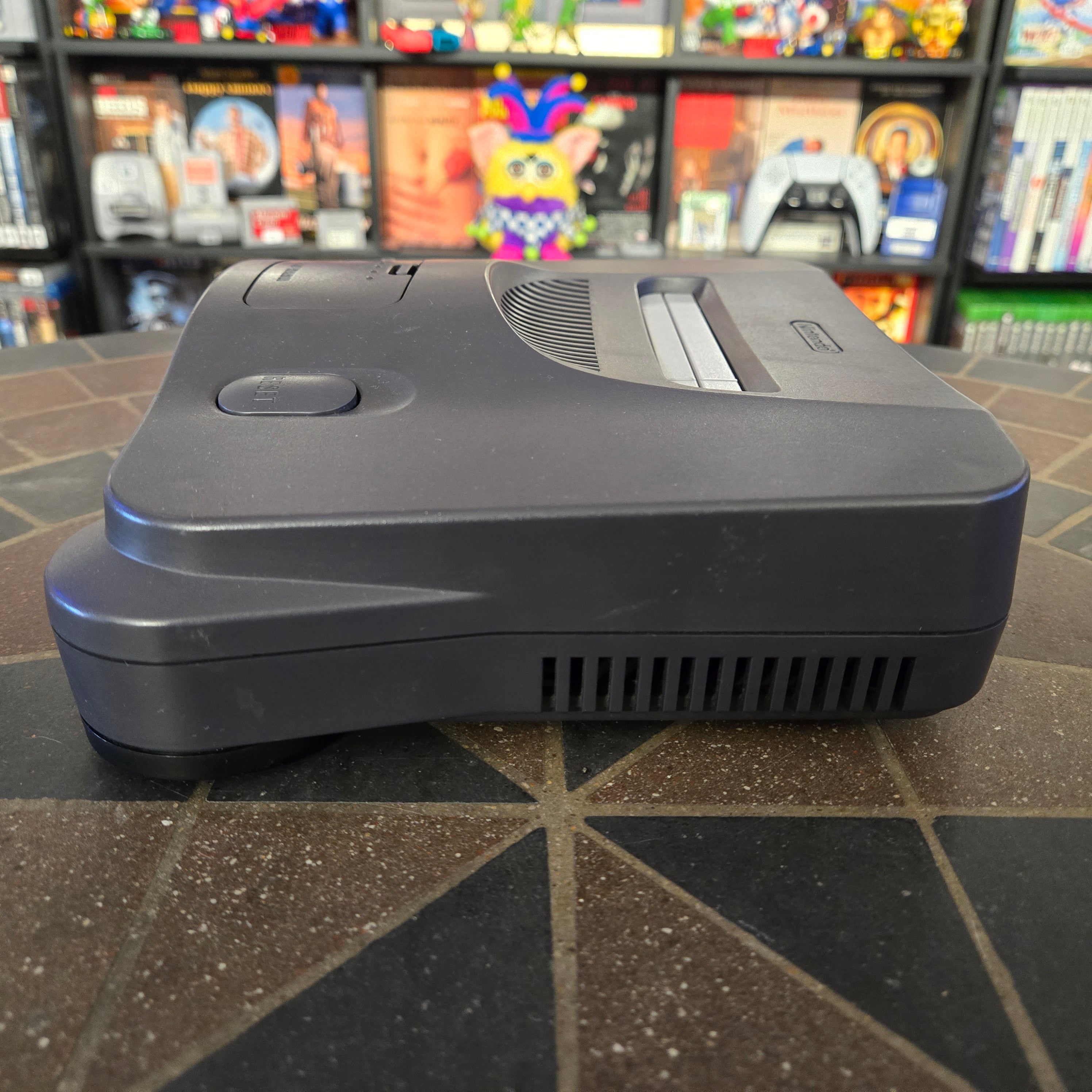 Nintendo 64 N64 Console, Official Controller, Jumper Pak & Cords CLEANED TESTED