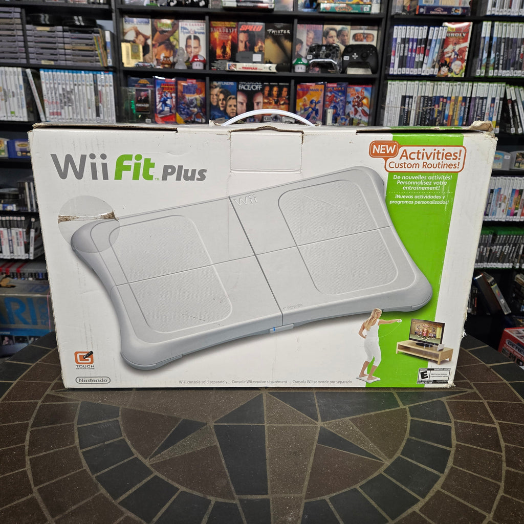 Nintendo Wii Fit & Plus Games w/ Balance Board Complete w/ Box - Tested Working!