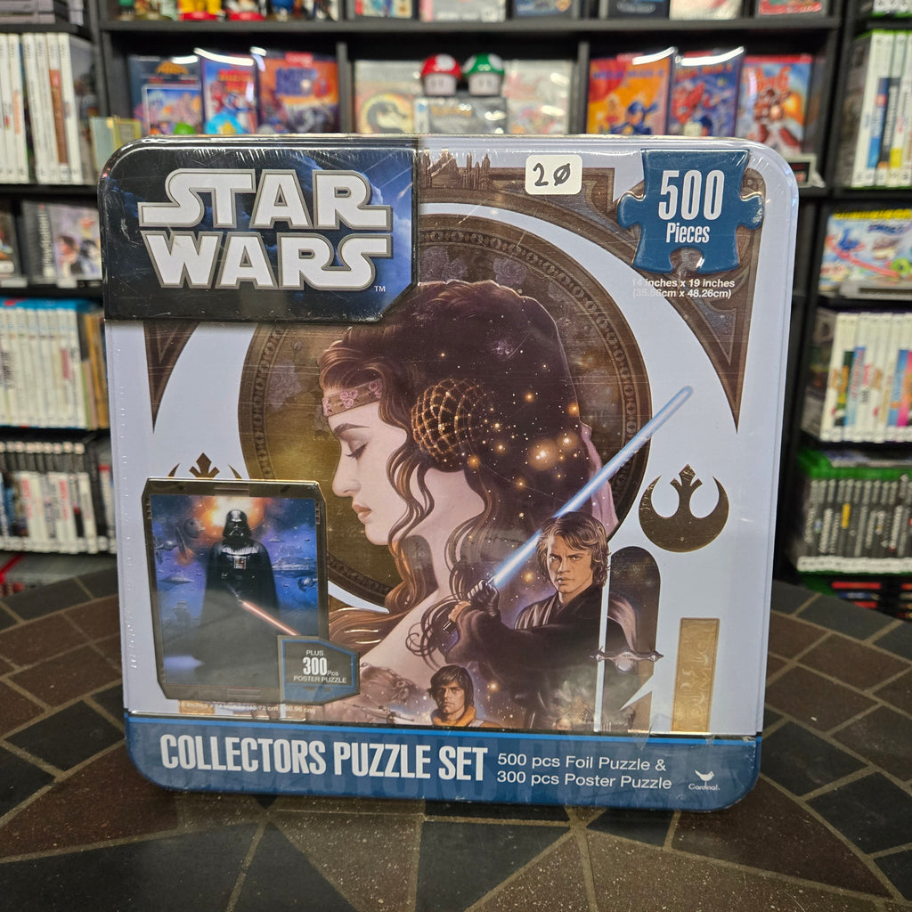 Star Wars Collectors Puzzles Set Tin 500 pcs Foil & 300 pcs Darth Vader Poster