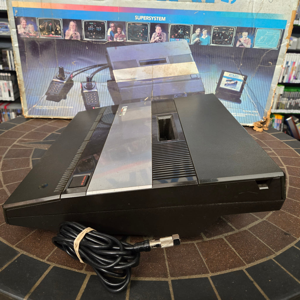 Atari 5200 Console, Controllers, Power Cord, TV Adapter, Pac-Man & Original Box!