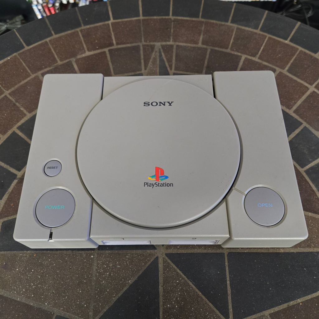 Sony PlayStation 1 PS1 Console SCPH-5501, Controller & Cords - CLEANED & TESTED!