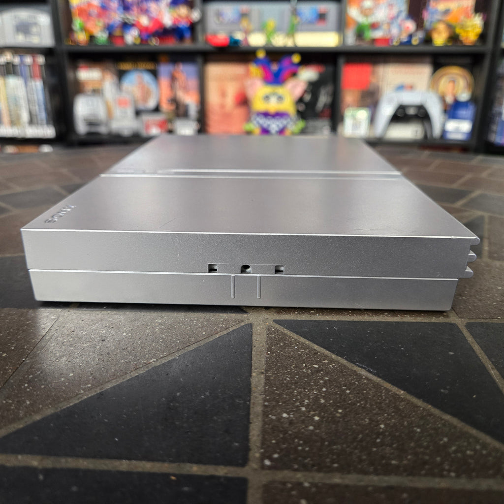 Sony PlayStation 2 PS2 Slim Silver Console SCPH-77001, Mem, Controller & Cords!