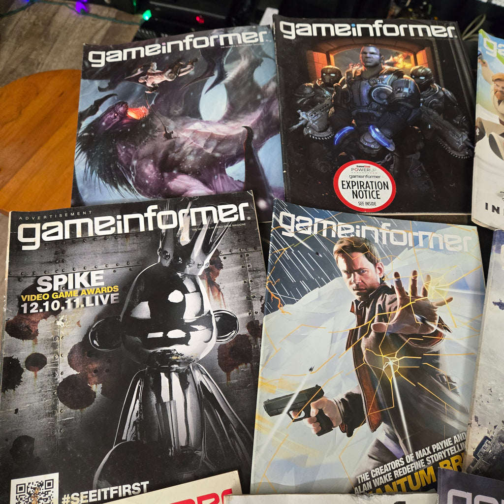 Lot of 28 GameInformer GameStop Game Magazines - PlayStation 3 PS3 Xbox 360 Era!